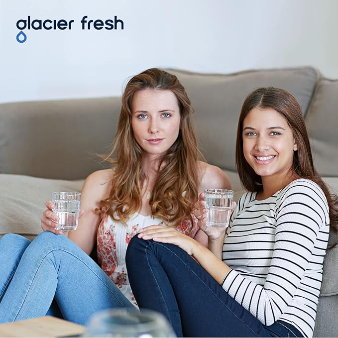 GLACIER FRESH Replacement for BB9-2 Black Purification Water Filter, Compatible with Berkey® BB9-2 Black Filters and Berkey® Gravity Water Filter System, 6 Pack