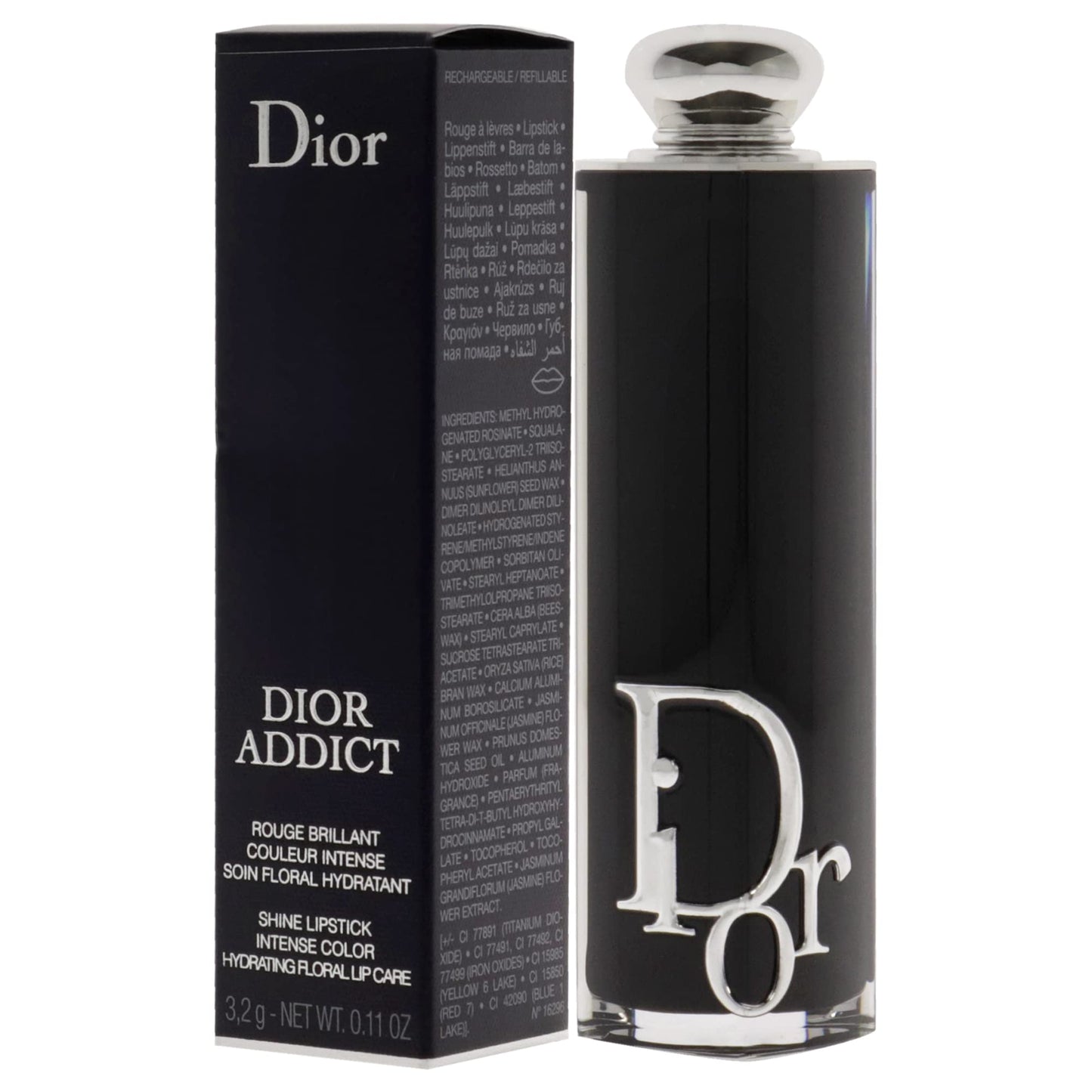 Dior Christian Addict Hydrating Shine Lipstick - 558 Bois De Rose Lipstick (Refillable) Women 0.11 oz