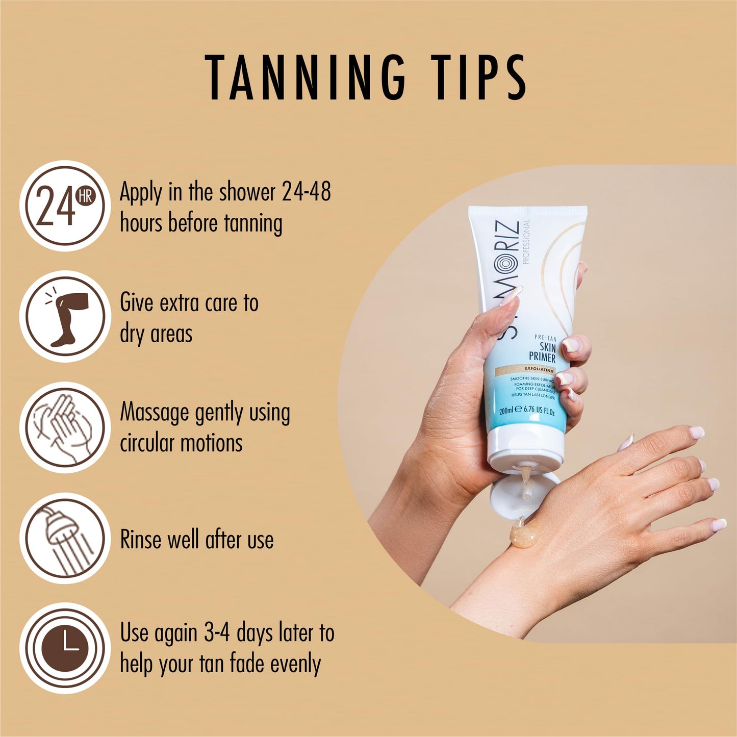 St Moriz Skin Primer Advanced Pro Formula 200ml