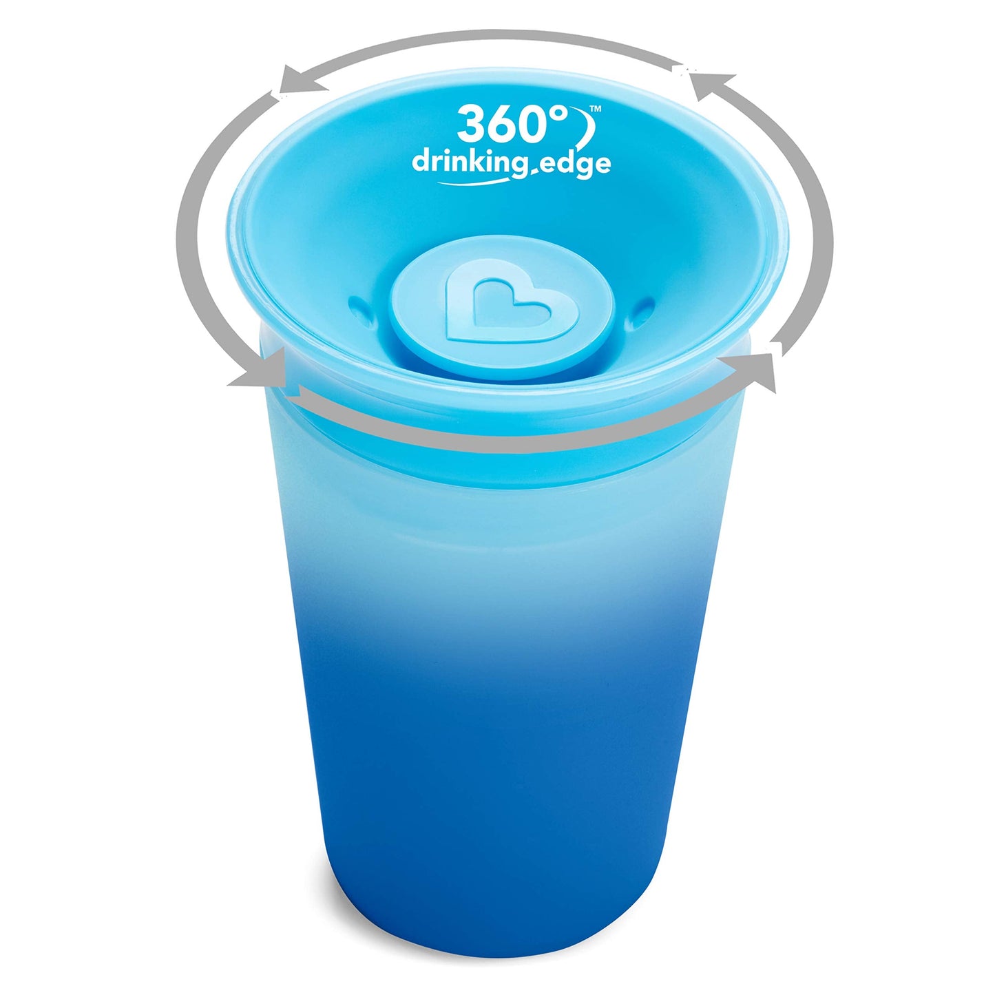 Munchkin® Miracle® 360 Sippy Cup for Toddlers, Color Changes with Cold Drinks,, 9 Ounce, Blue