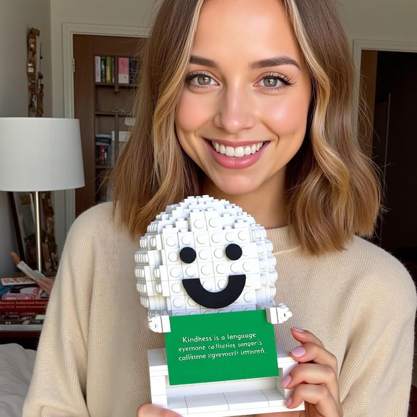 Golf Energy Ball Toy Building Set Compatible with Lego Golf - Desk or Shelf Display, Gift for Golfers, Stocking Stuffers & Gift for Christmas
