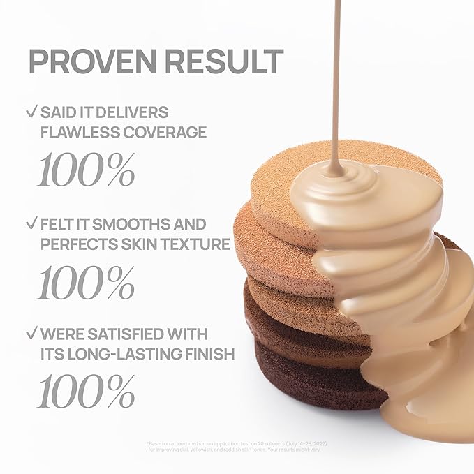 BANILA CO Covericious Ultimate Cover Cushion | Up to 100HR Long-Wear Foundation | 20 Shades for All Skin Tones | Matte & Lightweight Finish | Korean Cushion Foundation (14g / 0.49 oz), 17W FAIR