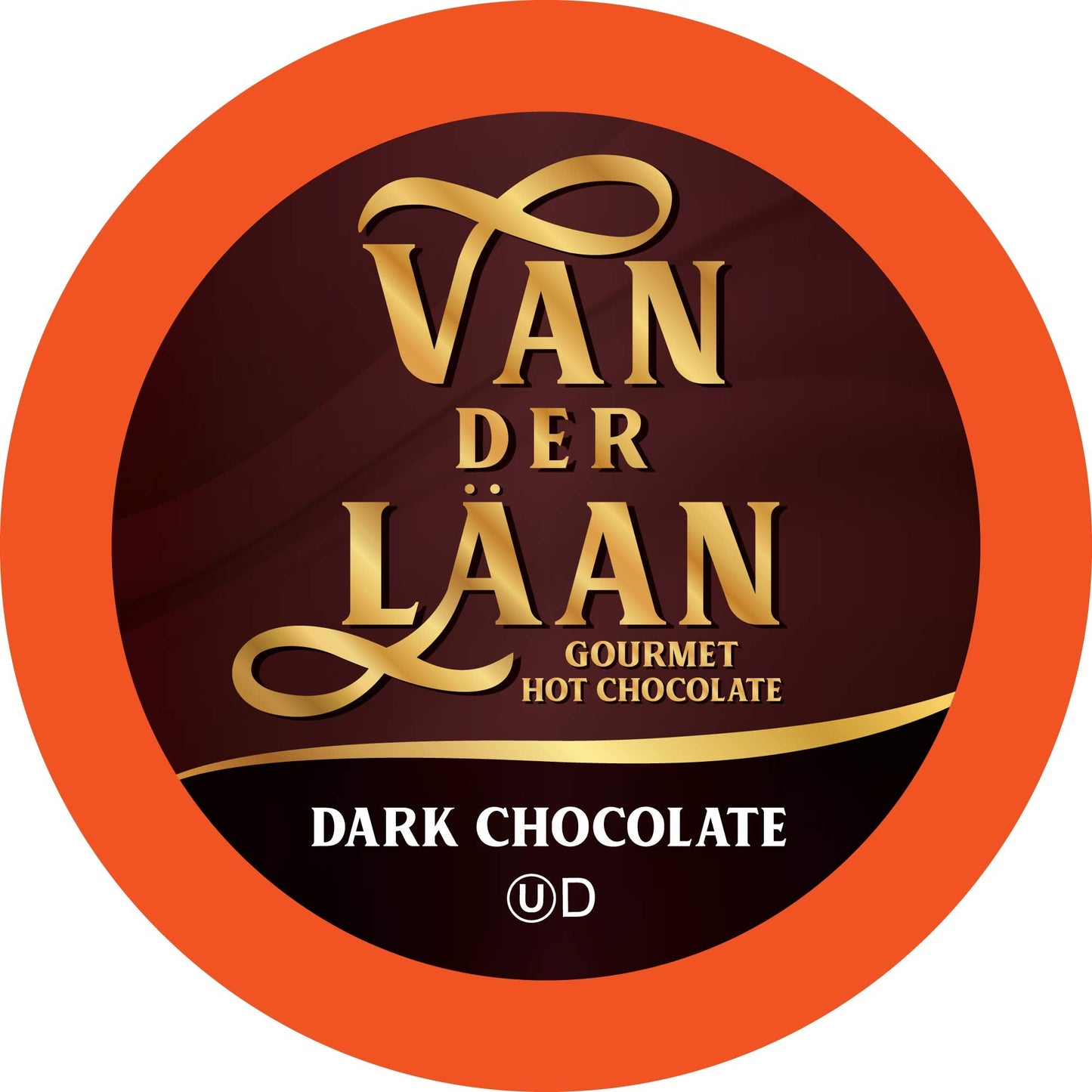 Van Der Laan Chocolate Hot Cocoa Pods Dark Chocolate Gourmet Dutch Chocolate Compatible with K Cup malt-inspired Including 2.0 40 Count