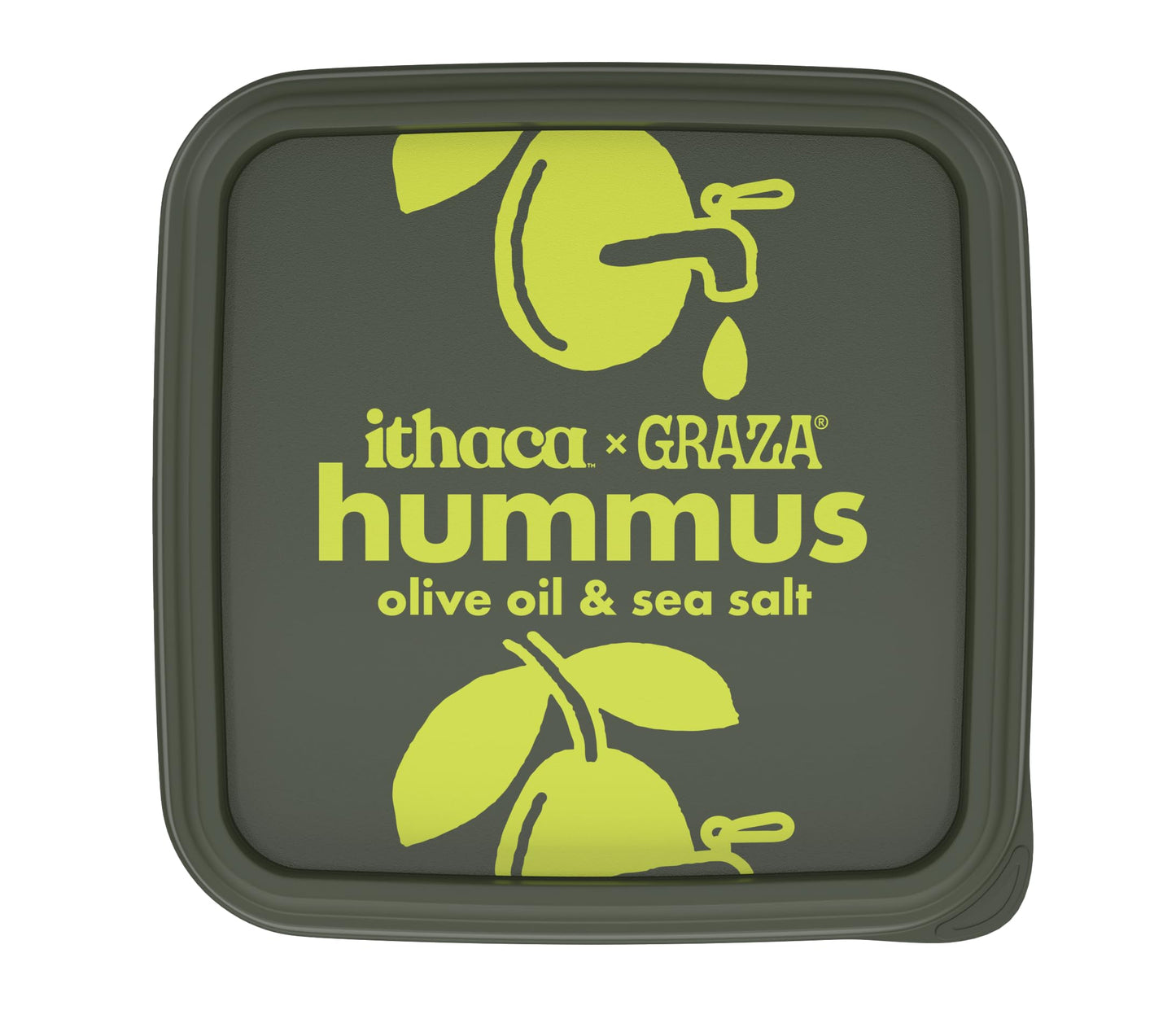 Ithaca x Graza Sea Salt & Olive Oil Hummus, 10oz