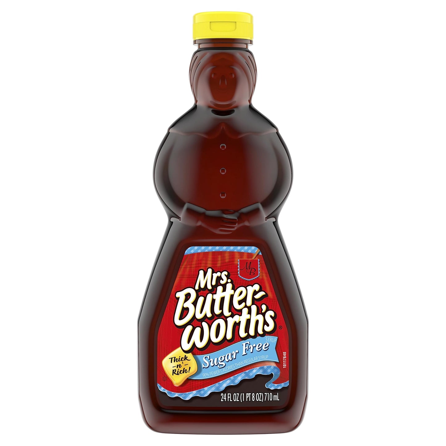 Mrs. Butterworths Thick and Rich Sugar Free Pancake Syrup, Sugar Free Maple Flavored Syrup for Pancakes, Waffles and Breakfast