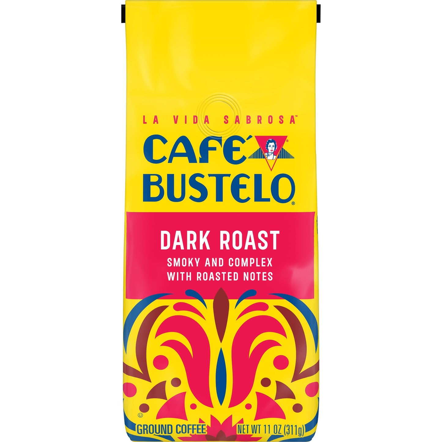 Caf Bustelo Dark Roast Ground Coffee 11 Ounce Bag
