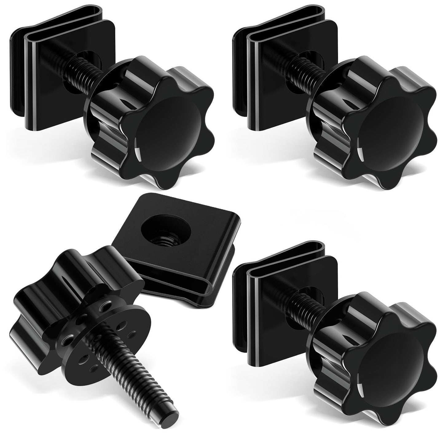 Amazicha Saddlebag Locks Upgraded Theft Deterrent Saddle Bag Bolts Mounting Hardware Compatible for Harley Davidson Touring Street Glide, Electra Glide, Road King, Road Glide 1988-Later -Like New