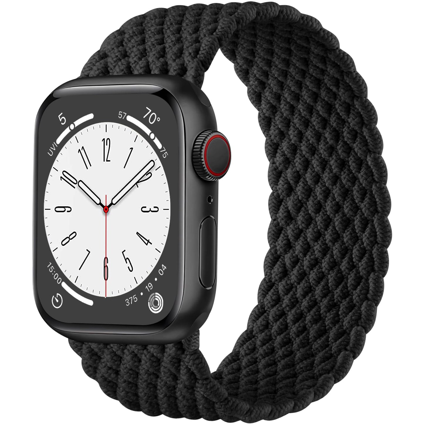 Zedoli Braided Solo Loop Bands Compatible with Apple Watch Band 38mm 40mm 41mm 42mm 44mm 45mm 46mm 49mm Women Men, Stretchy Nylon Sport Elastic Strap for iWatch Series 11 10 9 8 7 6 5 4 3 2 1 SE Ultra -Like New
