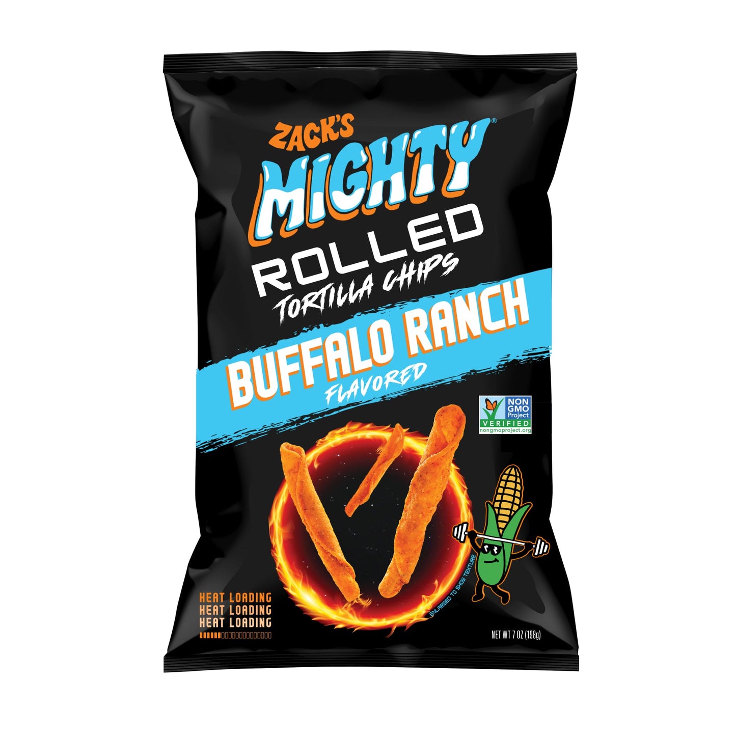 Zacks Mighty Buffalo Ranch Rolled Tortilla Chips 7 OZ