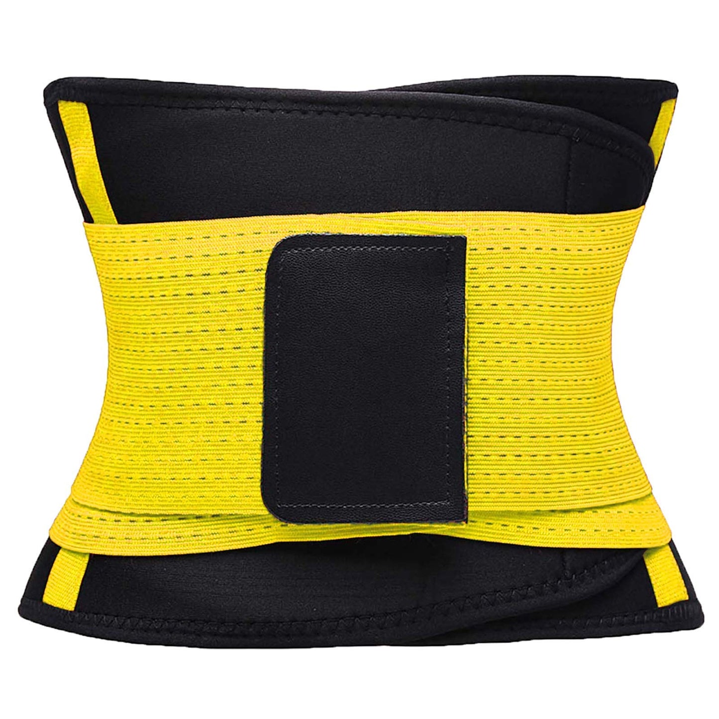 VENUZOR Waist Trainer Belt for Women - Waist Cincher Trimmer - Slimming Body Shaper Belt - Sport Girdle Belt (UP Graded)(Yellow,Large)