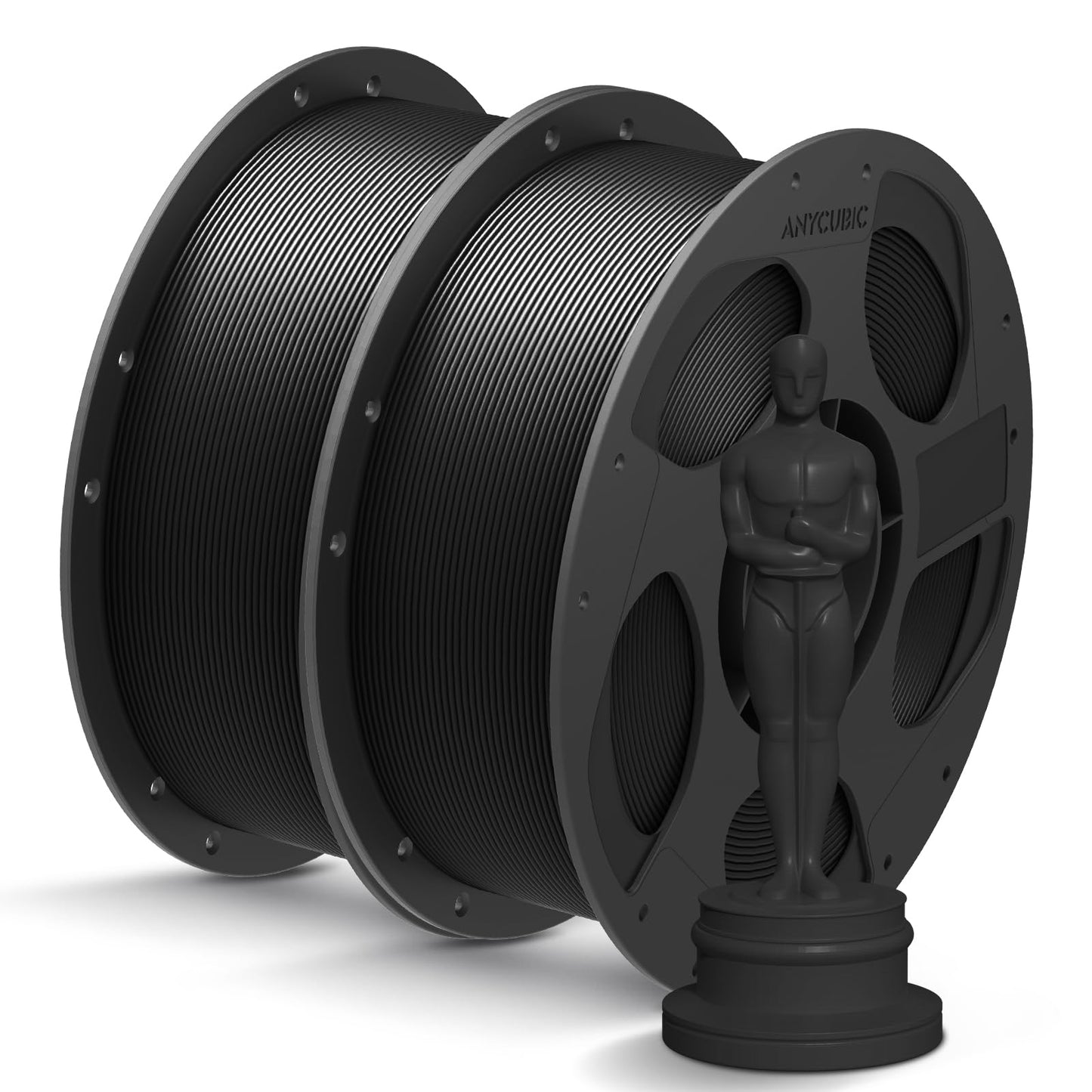 ANYCUBIC PLA+ 3D Printer Filament Bundle, PLA Plus 1.75mm Dimensional Accuracy +/- 0.02mm, Fit Most FDM 3D Printers, 1KG Reusabl
