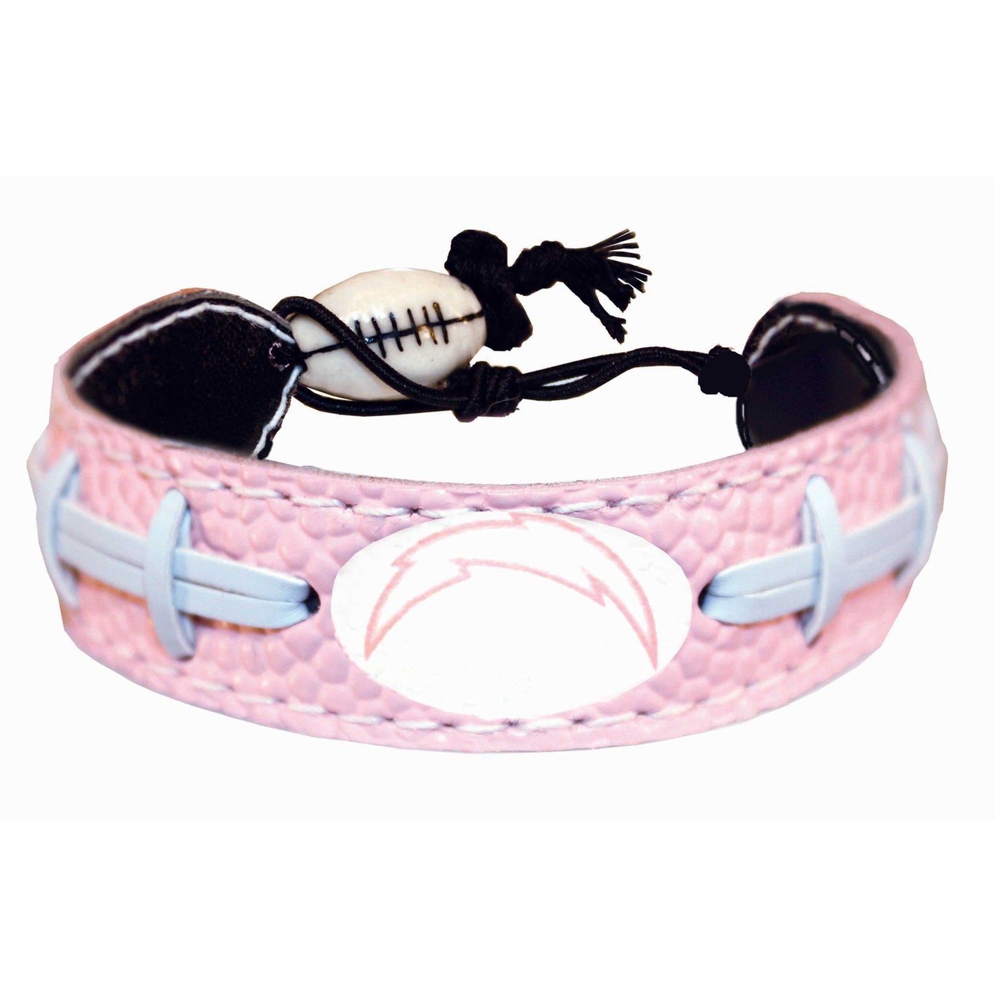 San Diego Chargers Pink NFL Football Bracelet