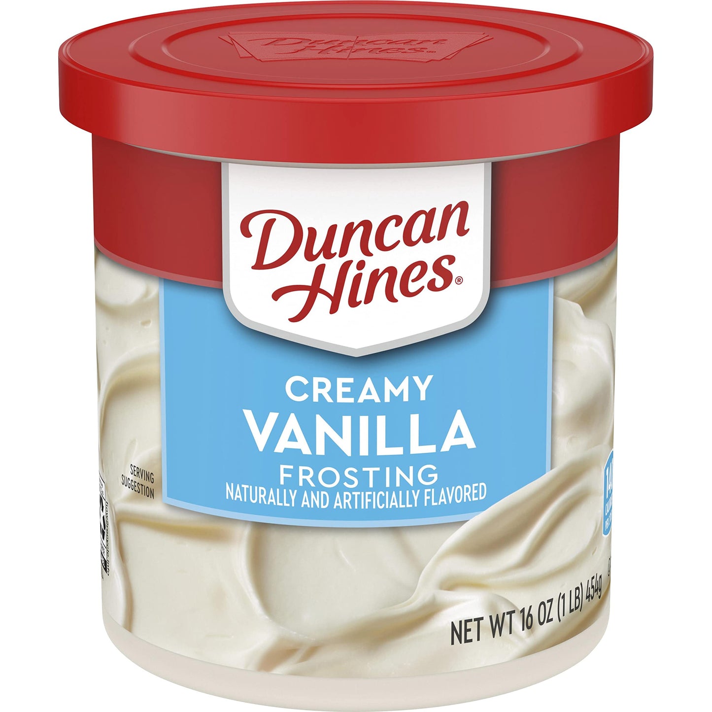 Duncan Hines Creamy Vanilla Flavored Frosting, Thanksgiving Cookie Decorating, 16 oz.