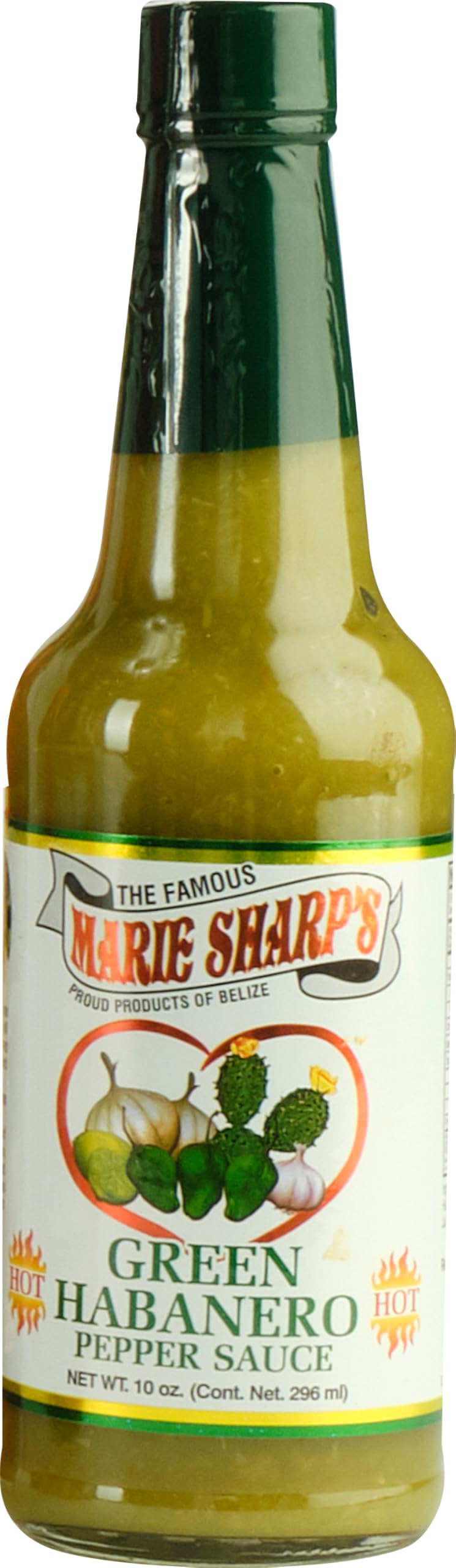 Marie Sharps Green Habanero Hot Sauce | 10 oz