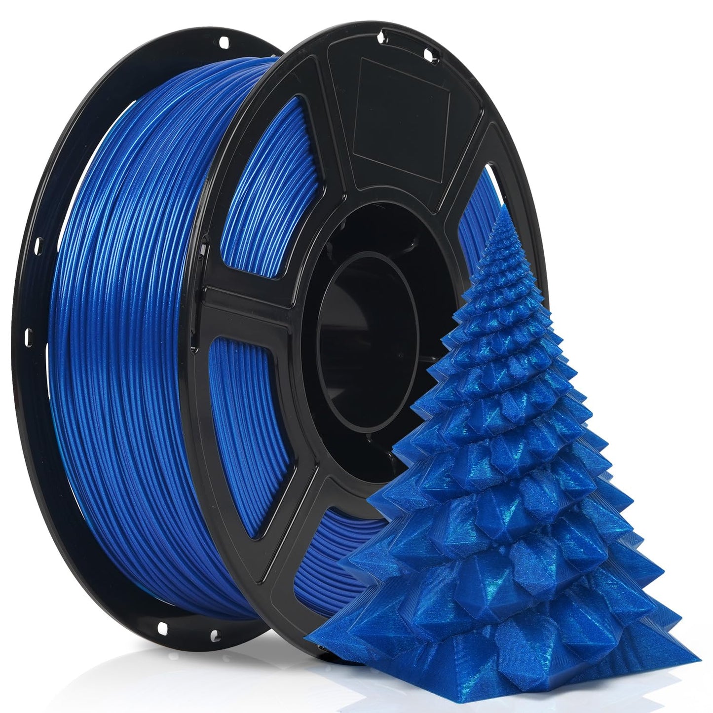 FLASHFORGE Xmas Series Rapid PLA Filament Aurora Blue, High Flow Speedy 3D Printer Filament Max 500mm/s High-Speed Printing, Rad