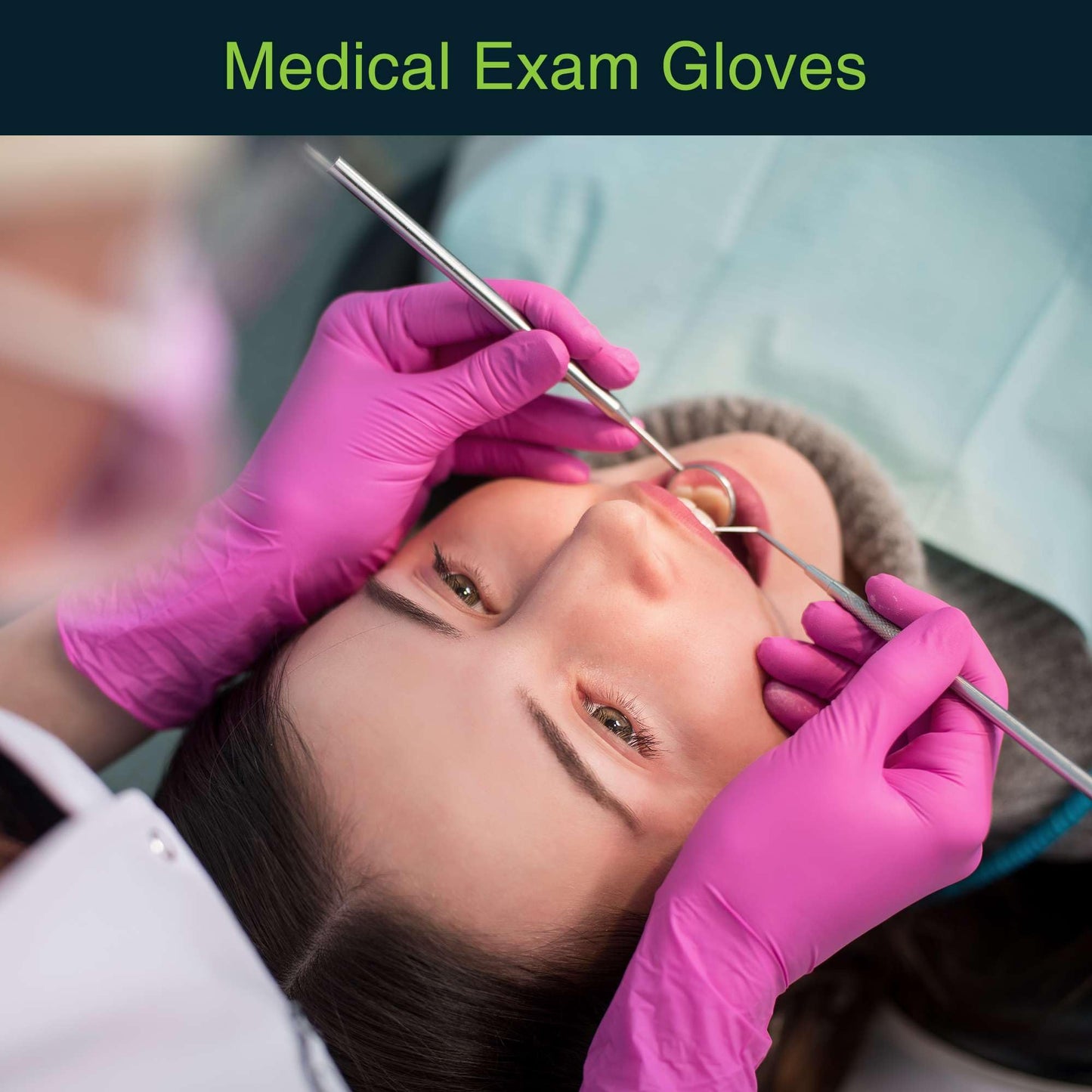 Fuchsia Hot Pink Nitrile Disposable Gloves - 50 Count - 3 Mil Nitrile Gloves Large - Powder and Latex Free Rubber Gloves - Surgical Medical Exam Gloves - Food Safe Cooking Gloves