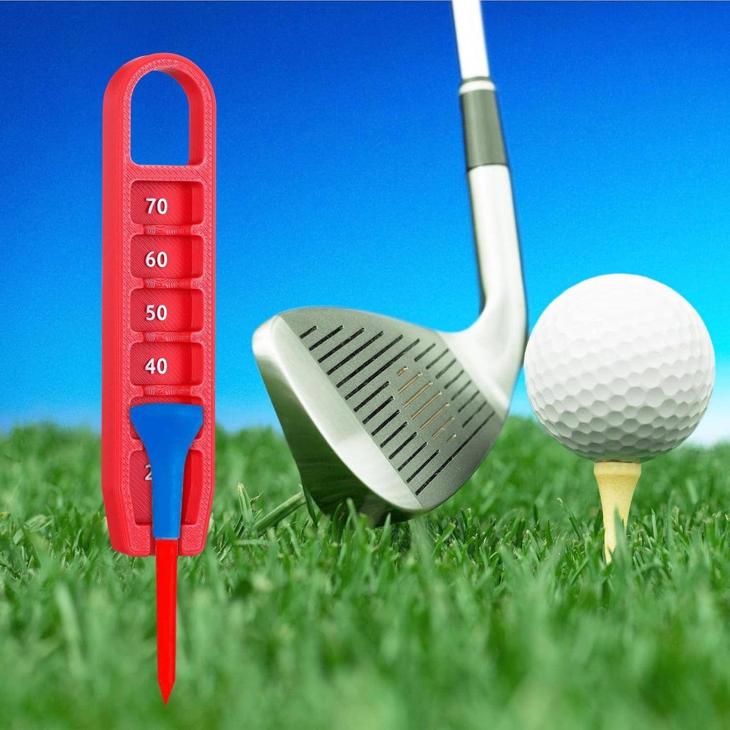 2pcs Golf Tee Elevator Golf Tee Height Adjuster Outdoor Golfs Training Aid Precision Tees Height Setter for Accurate Placement and Game Performance