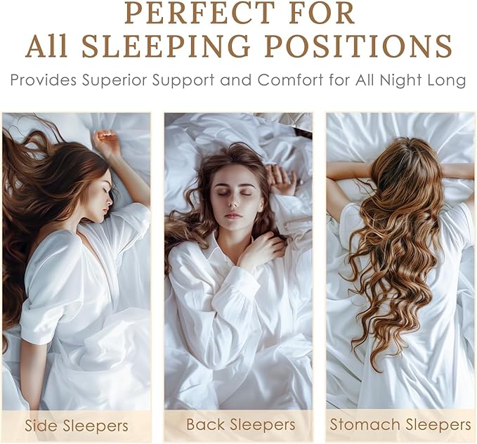 HUXMEYSON King Size Pillows Set of 4, Cooling and Down Alternative Bed Pillows Set of 4, Supportive Luxury Hotel Pillows for Sleeping,King Pillows Set of 4 for Side and Back Sleepers