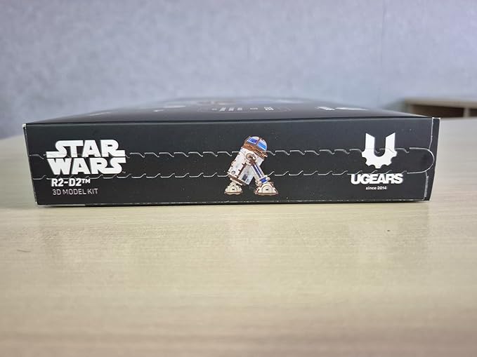 UGEARS Star Wars ™ R2-D2 ™ Wooden 3D Puzzles for Adults - Wooden Model Kits for Adults, Hobby Gifts for Men and Women, Mechanical Wood Puzzles Adult, Building Kits, 3D Puzzle