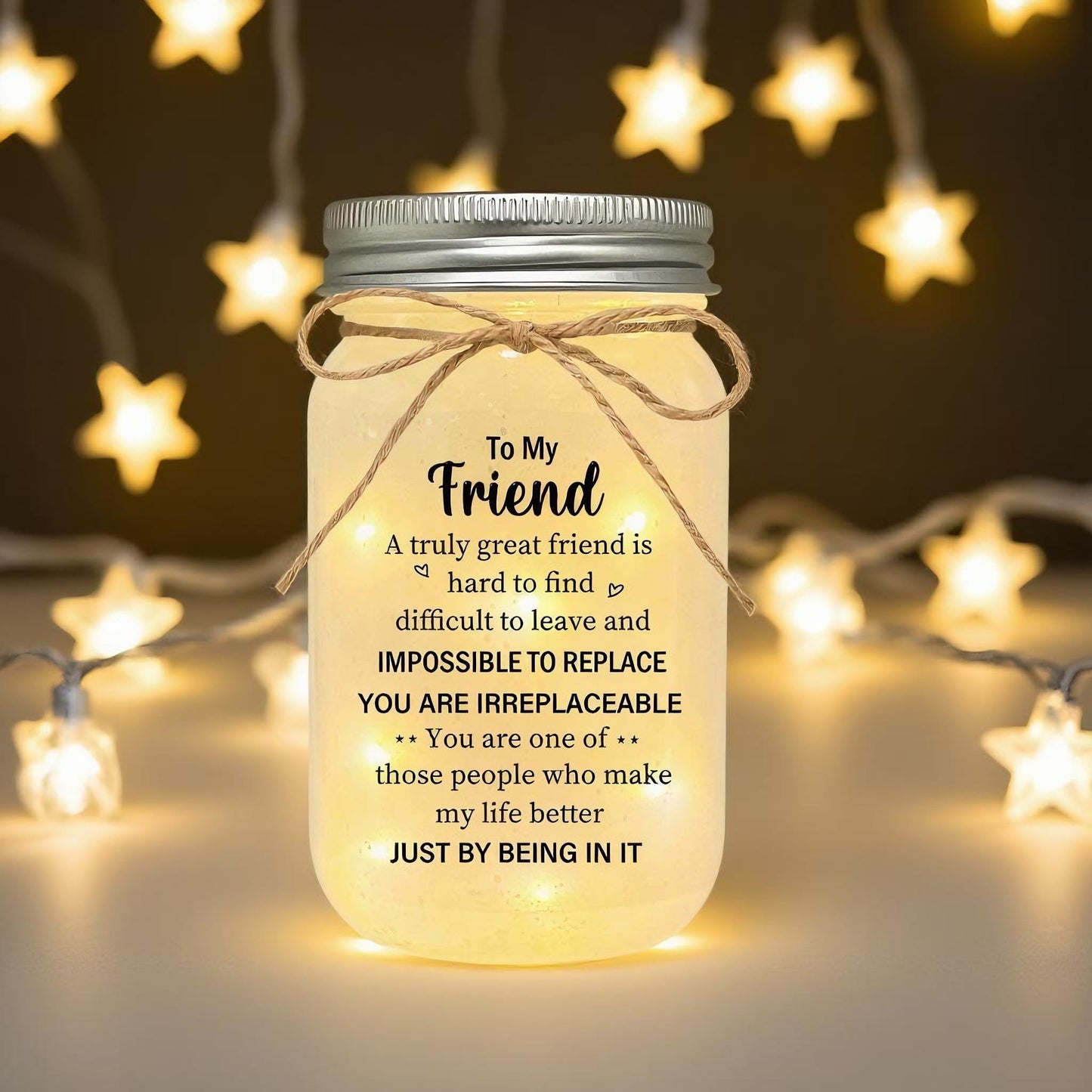 Le Xiaoxi Best Friend Birthday Gifts For Women Friendship Mason Jar Night Lights Christmas Mother S Day Birthday Gifts For Friends Women Bestie Bff