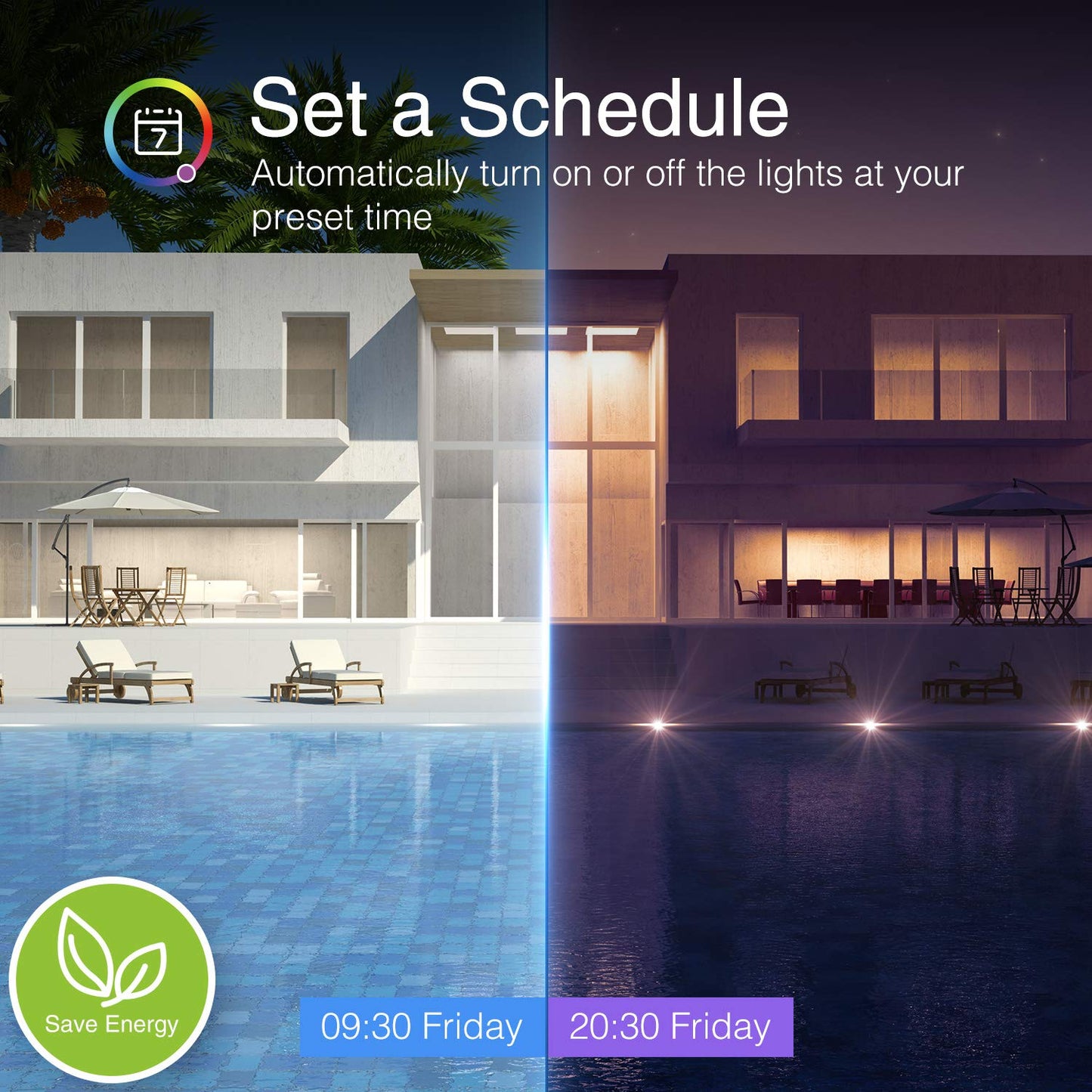 SEAGO Beantech Smart Bulb, WiFi Color Changing A19 LED Light Bulbs, Dimmable, 4 Pack, Multicolor, Model WB4-4
