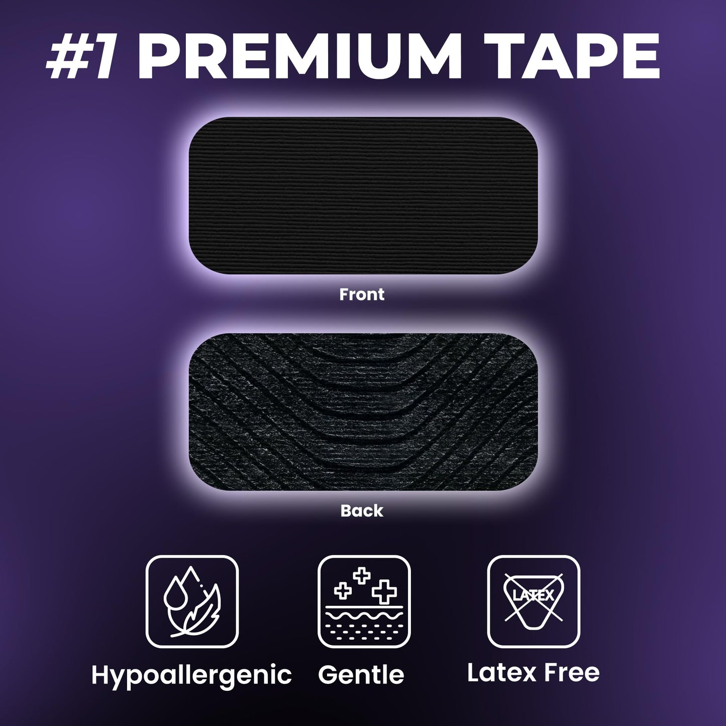 PATCH4U Premium Tape (30 Pack) - Pain Free Removal, Hypoallergenic, Latex Free & Gentle On Skin - Packaging May Vary - Skin Friendly Adhesive Cotton Tape