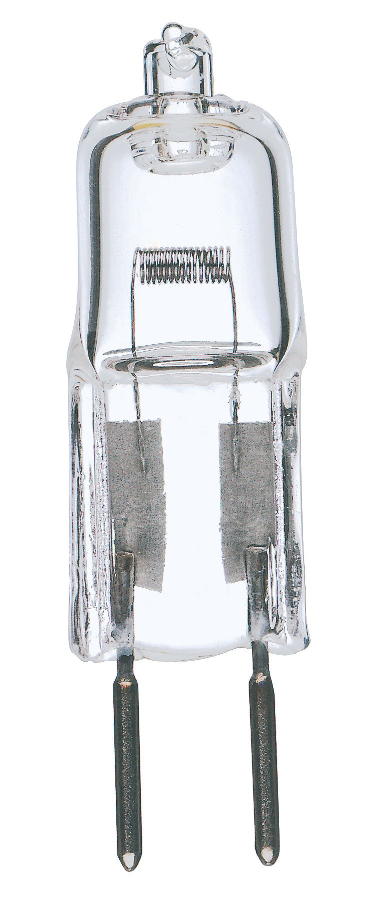 Satco S3160 T4 Halogen Light Bulb, 35W, 595 Lumens, Dimmable, 12V, Clear, 1 Count
