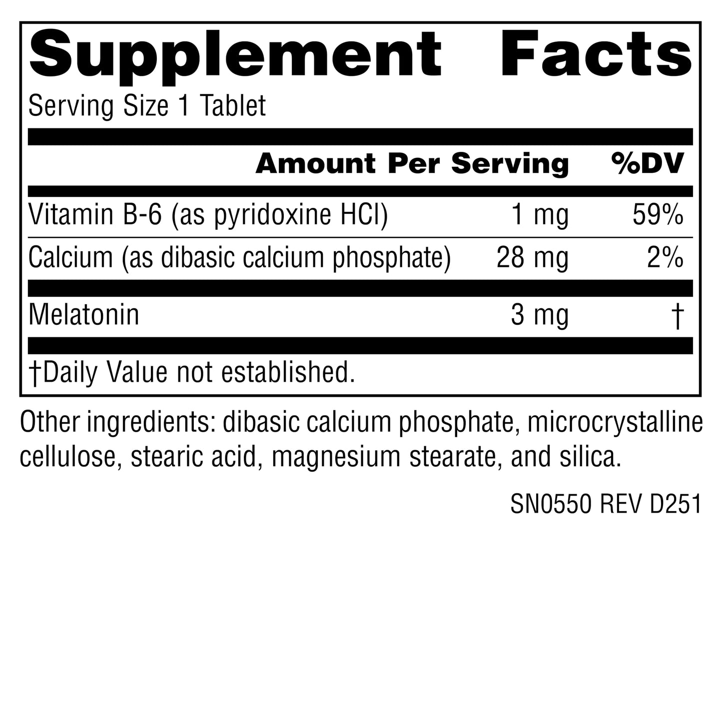Source Naturals Sleep Science Melatonin* - 3 mg, 60 Time Released Tablets