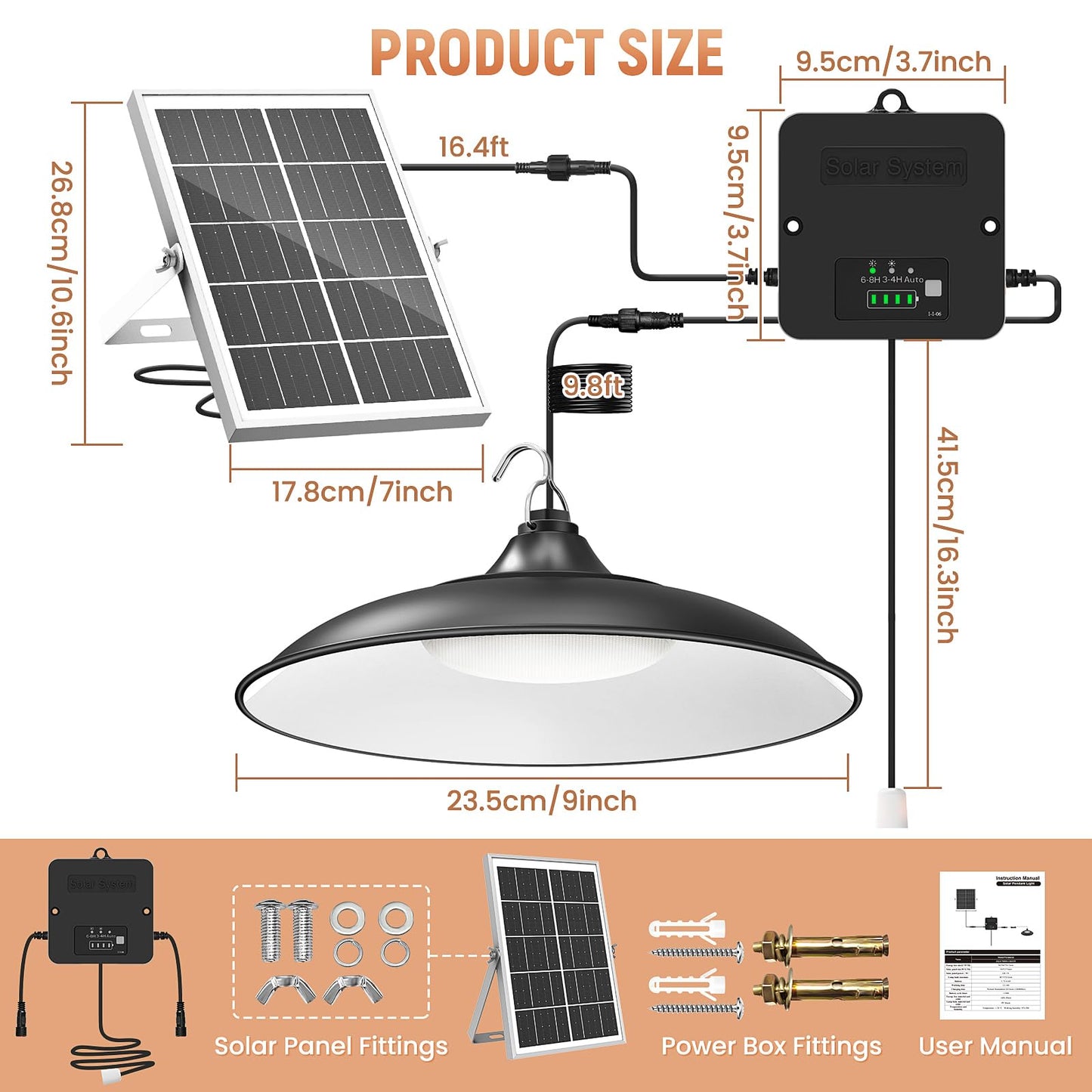 Apilab Solar Shed Light Indoor Outdoor 2000Lm Daytime Available Pendant Light With Pull String Dusk To Dawn 3 Lighting Modes Solar Lights Indoor Ip65 Waterproof For Barn Gazebo Shop Garage