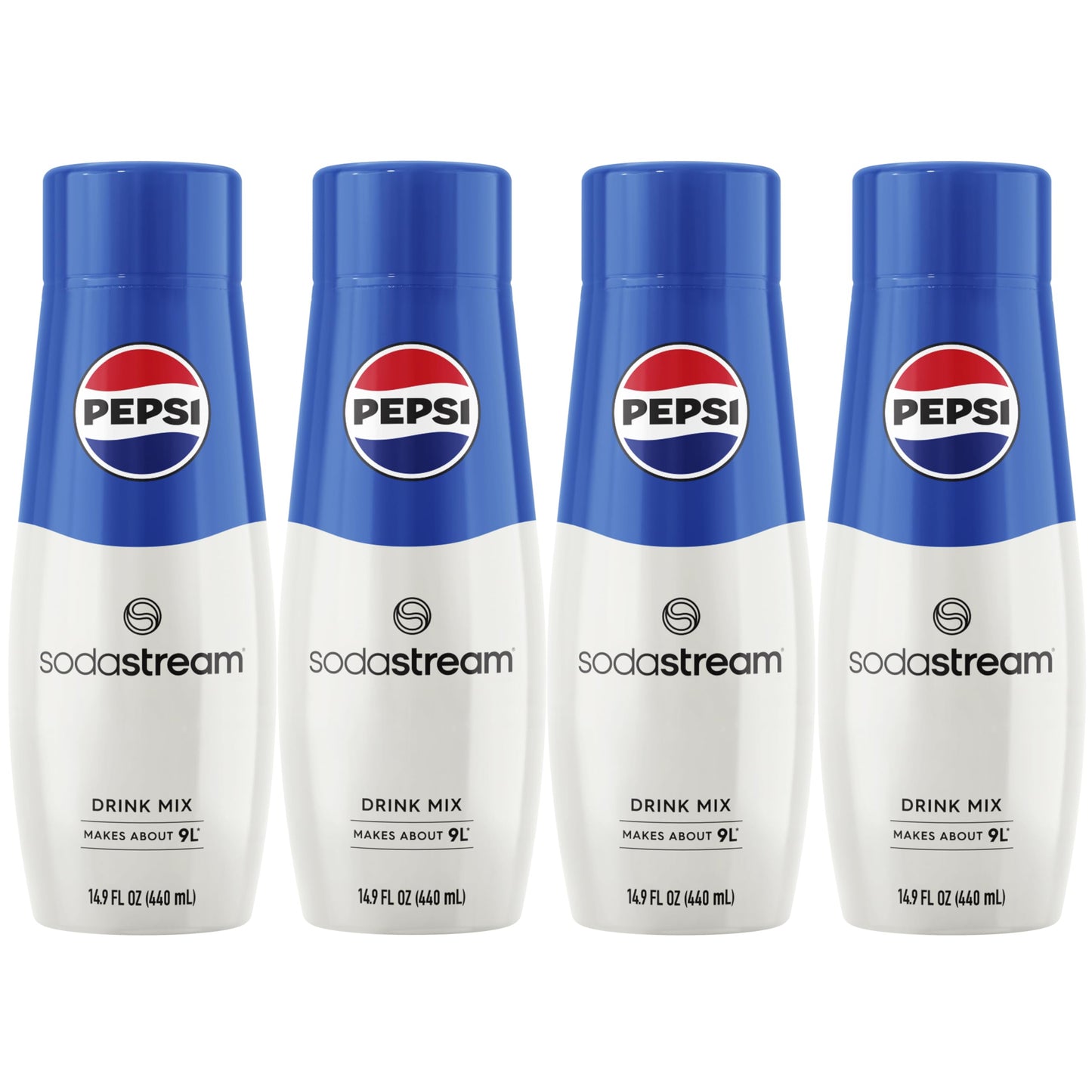 SodaStream Pepsi Beverage Mix (440ml, Pack of 4)