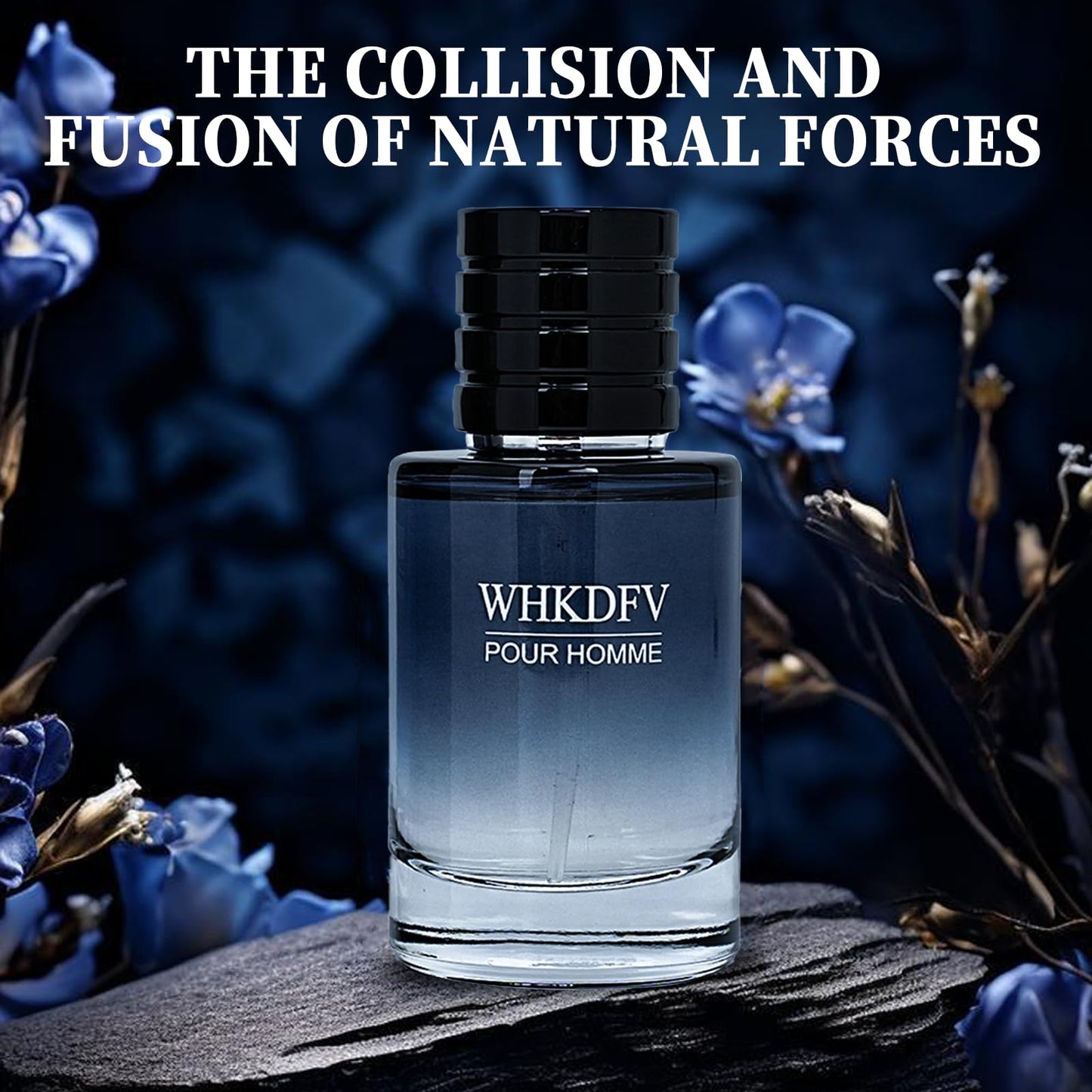 WHKDFV cologne men's perfume - citrus fresh and lasting spray perfume lemon pepper base note cedar 1.7ounce portablecologne for men