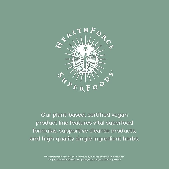 HealthForce SuperFoods Vitamineral Green - Mineral Supplement for Immune & Thyroid Support - Green Powder Supplement with Ingredients from The Land - Gluten-Free & Vegan - 500 Grams