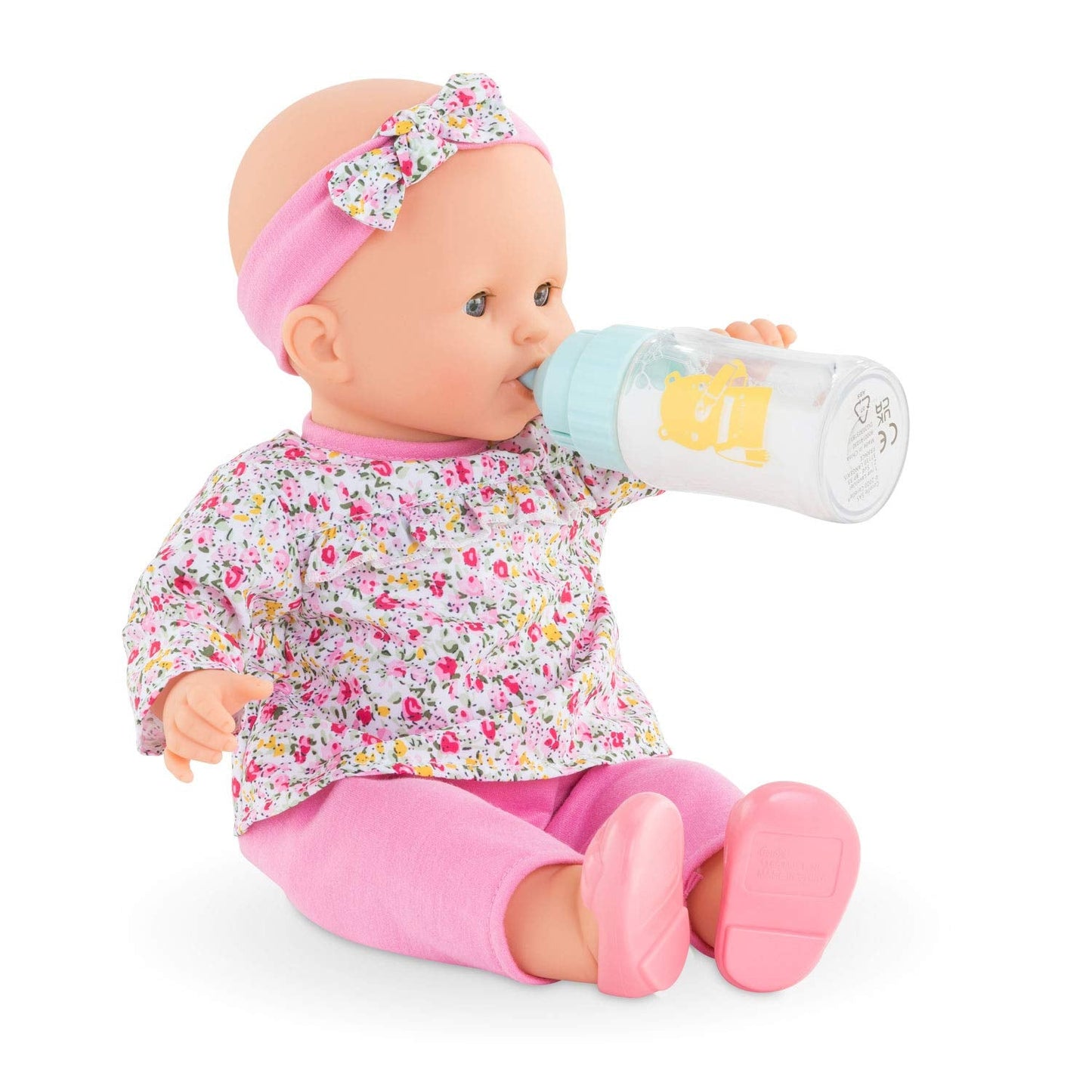 Corolle Magic Milk Baby Doll Bottle for 14-17", Interactive Baby Doll Accessories with 3 Realistic Sounds (Crying, Laughing, Sucking), Feeding Sounds, Batteries Included