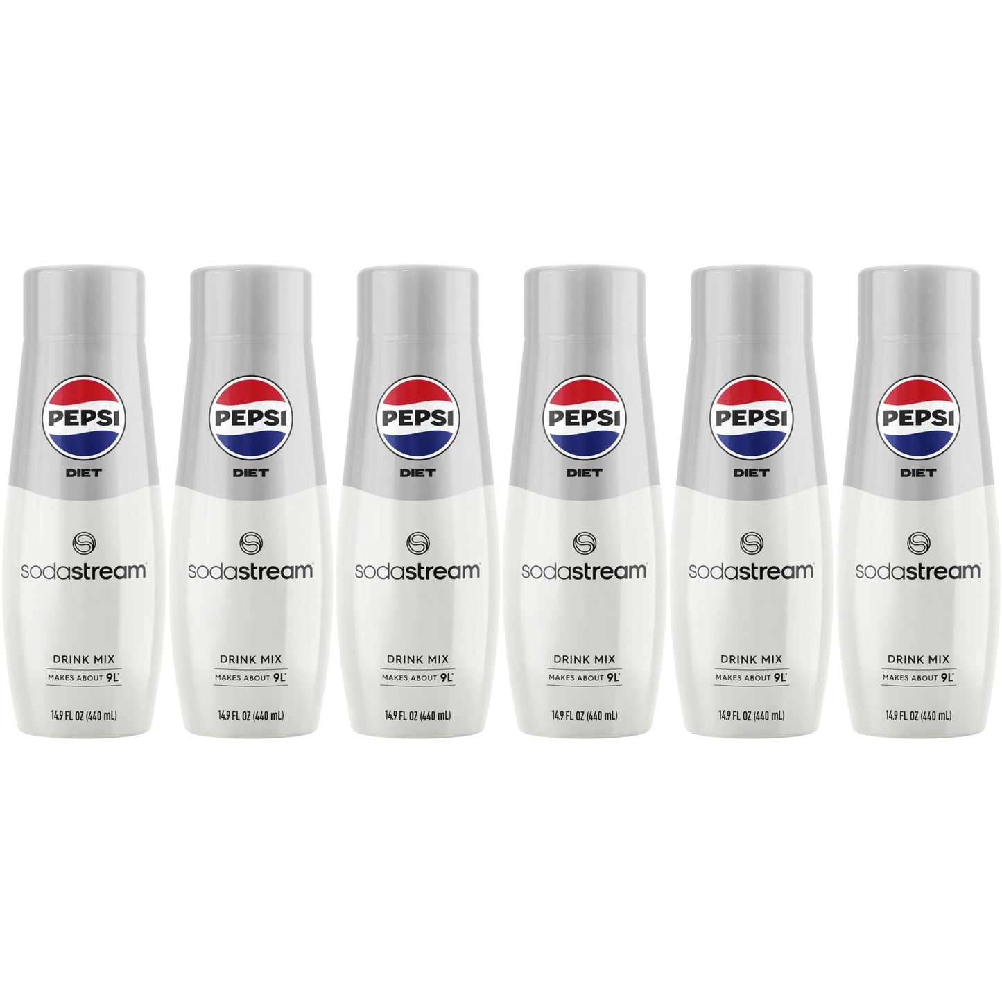 SodaStream Diet Pepsi Beverage Mix (440ml, Pack of 6)