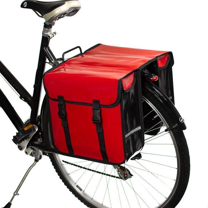 BikyBag Classic CW - Waterproof Bike Double Bag, Bicycle Panniers for Rear Rack