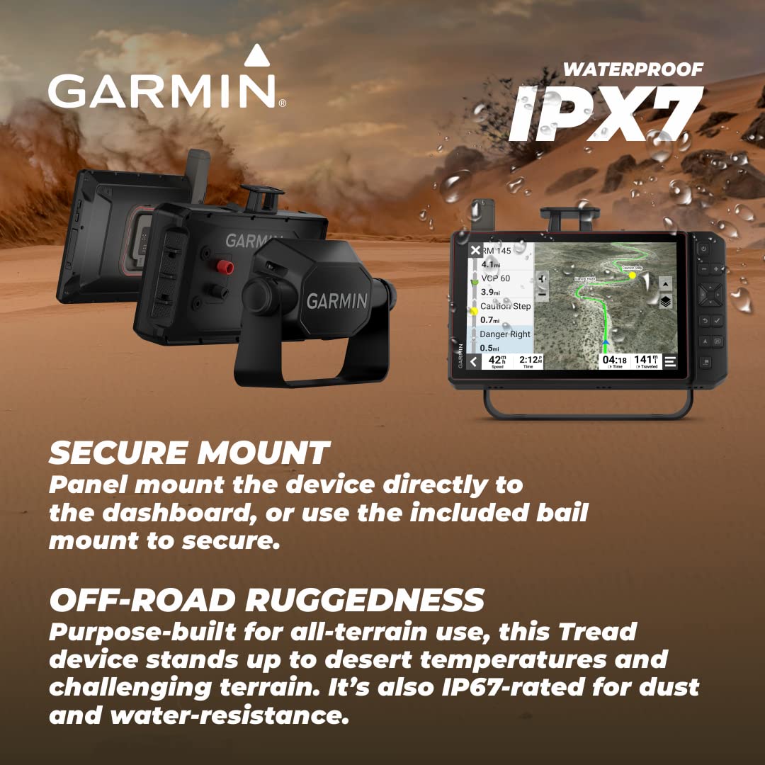 Wearable4U Garmin Tread Xl Baja Race And Chase Edition, Rugged,10 Off-Road Race Navigator, High-Performance Gps For Trophy Tr