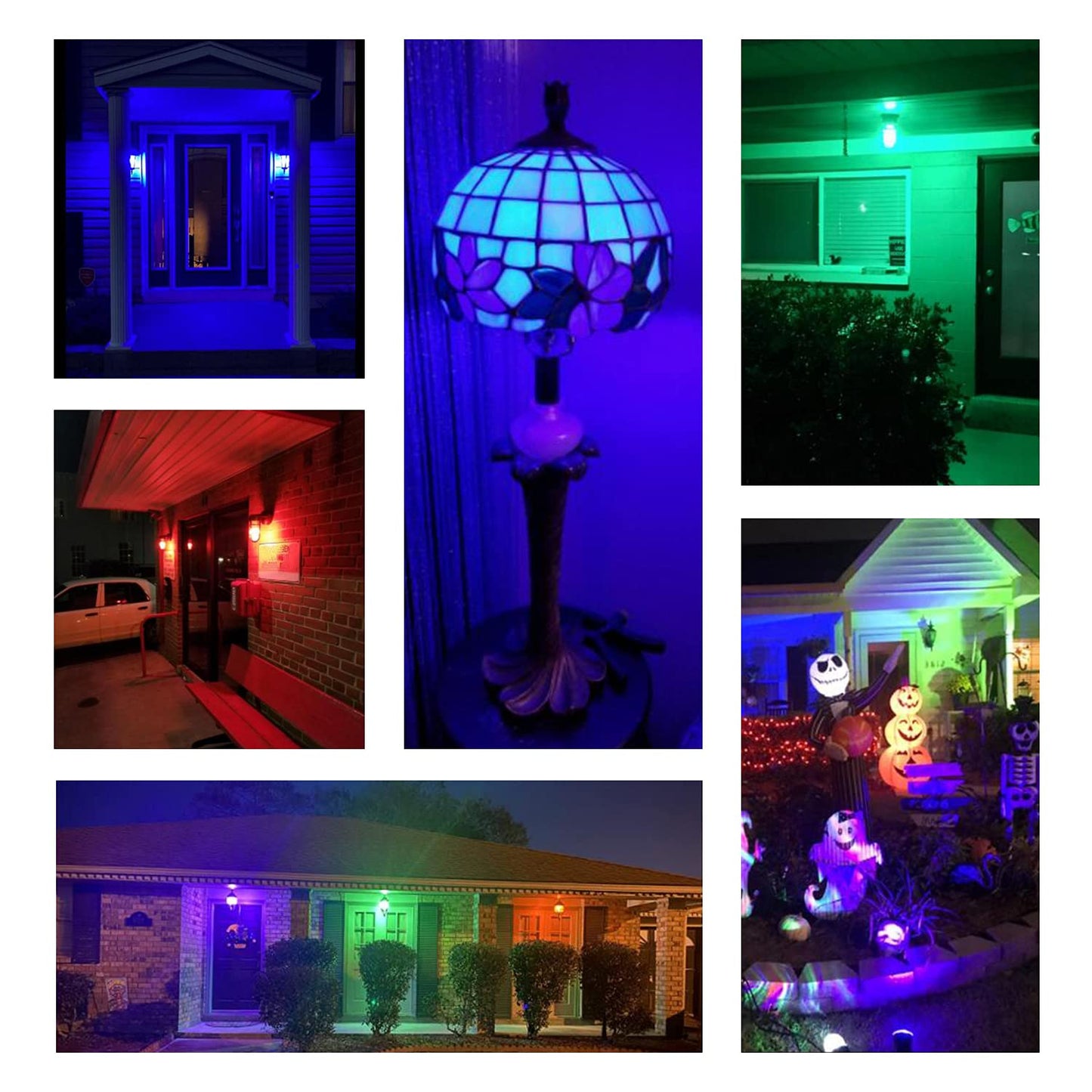 A15 Red Light Bulbs 25 Watt Equivalent Energy Efficient 2W E26 Standard Base Dimmable Globe Led Bulb For Christmas Halloween Party Decoration Home And Holiday Lighting 4-Pack