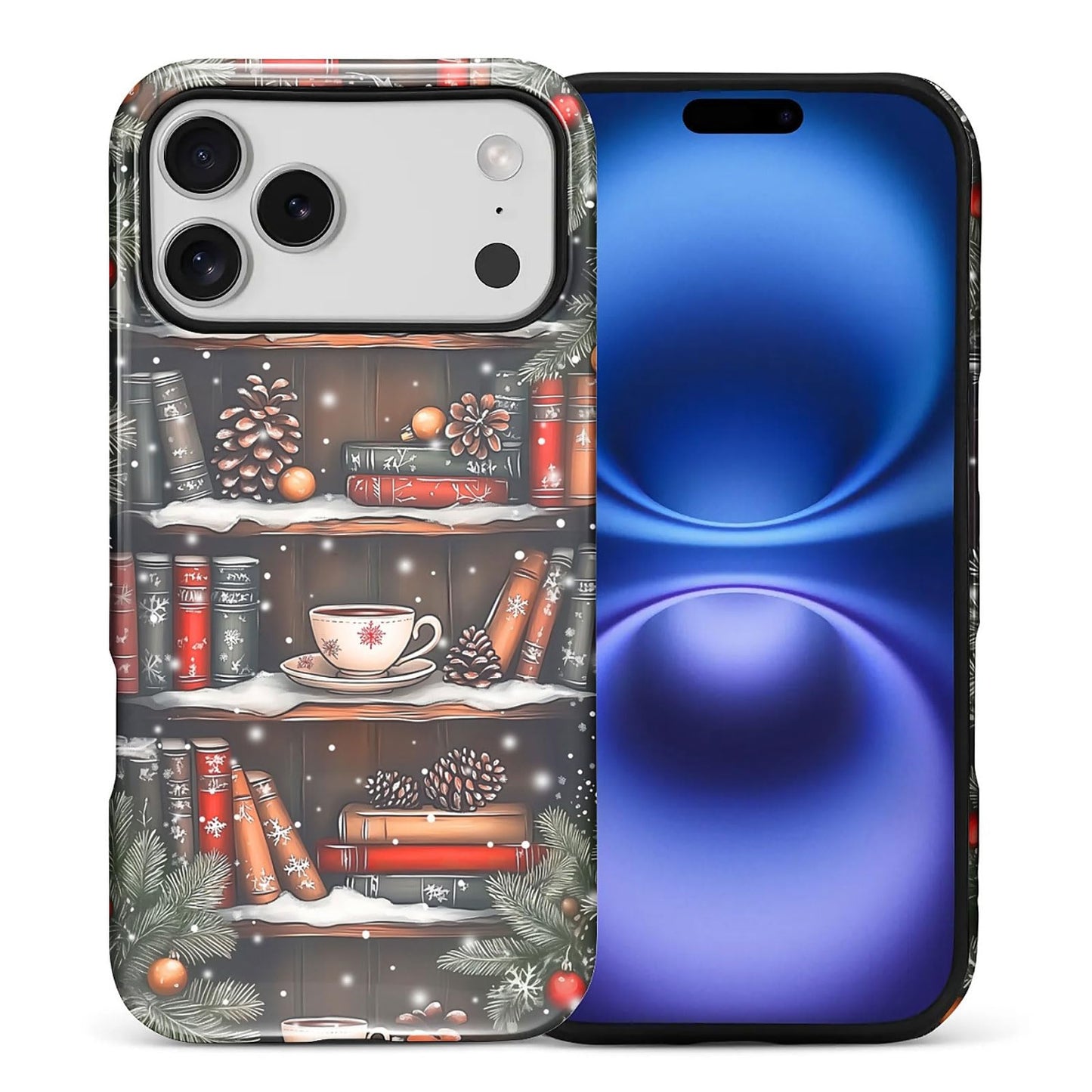 Goodsprout for iPhone 17 Pro Max Case,Hybrid 2-Layer Hard Shell + Silicone Protective Case -Resistant Shockproof- Christmas Tree