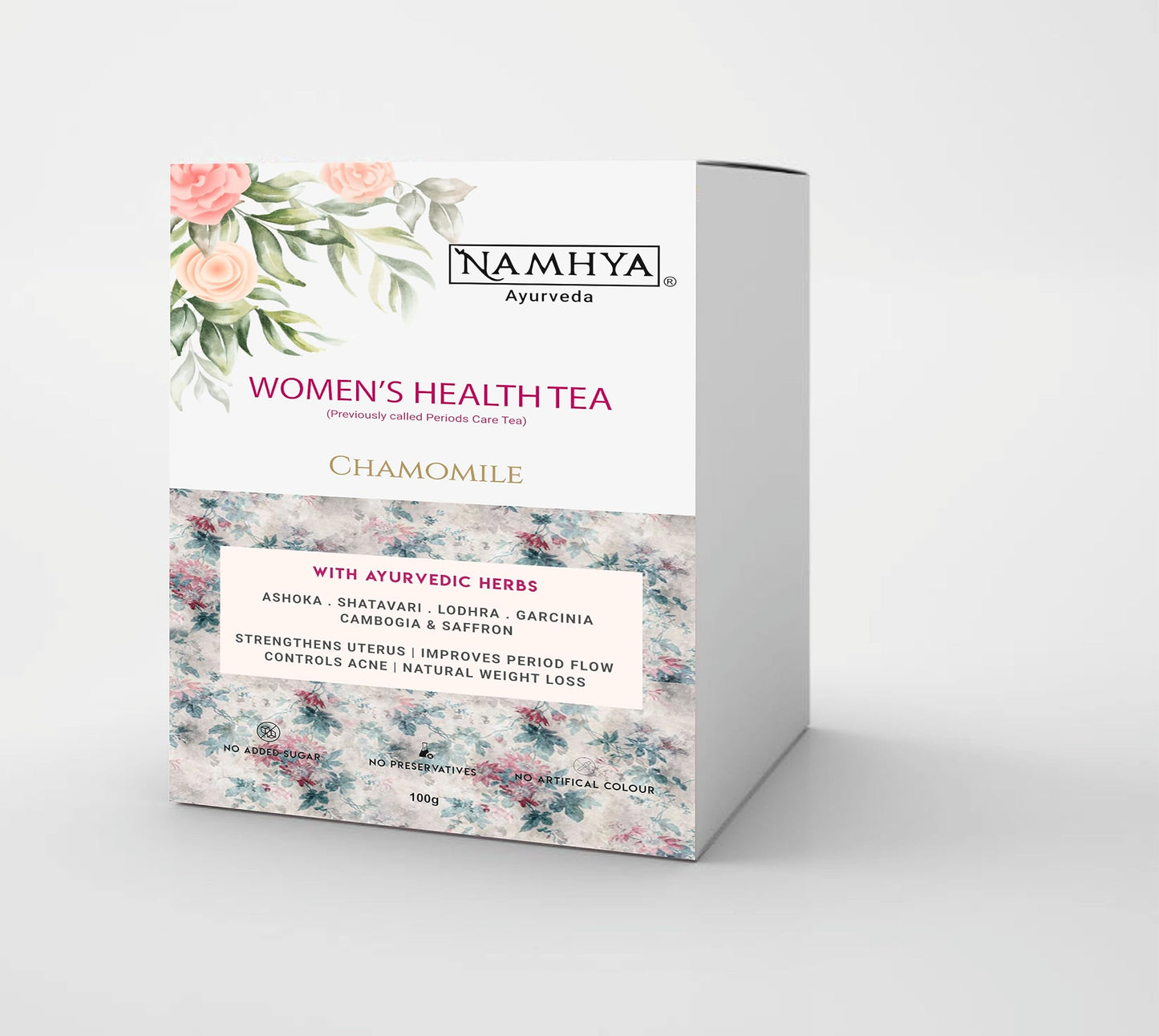 Namhya Pcos Pcod Green Tea | Pcos Tea For Women | Loaded With Natural Ayurvedic Herbs (Shatavari And Ashoka) For Hormonal Balanc