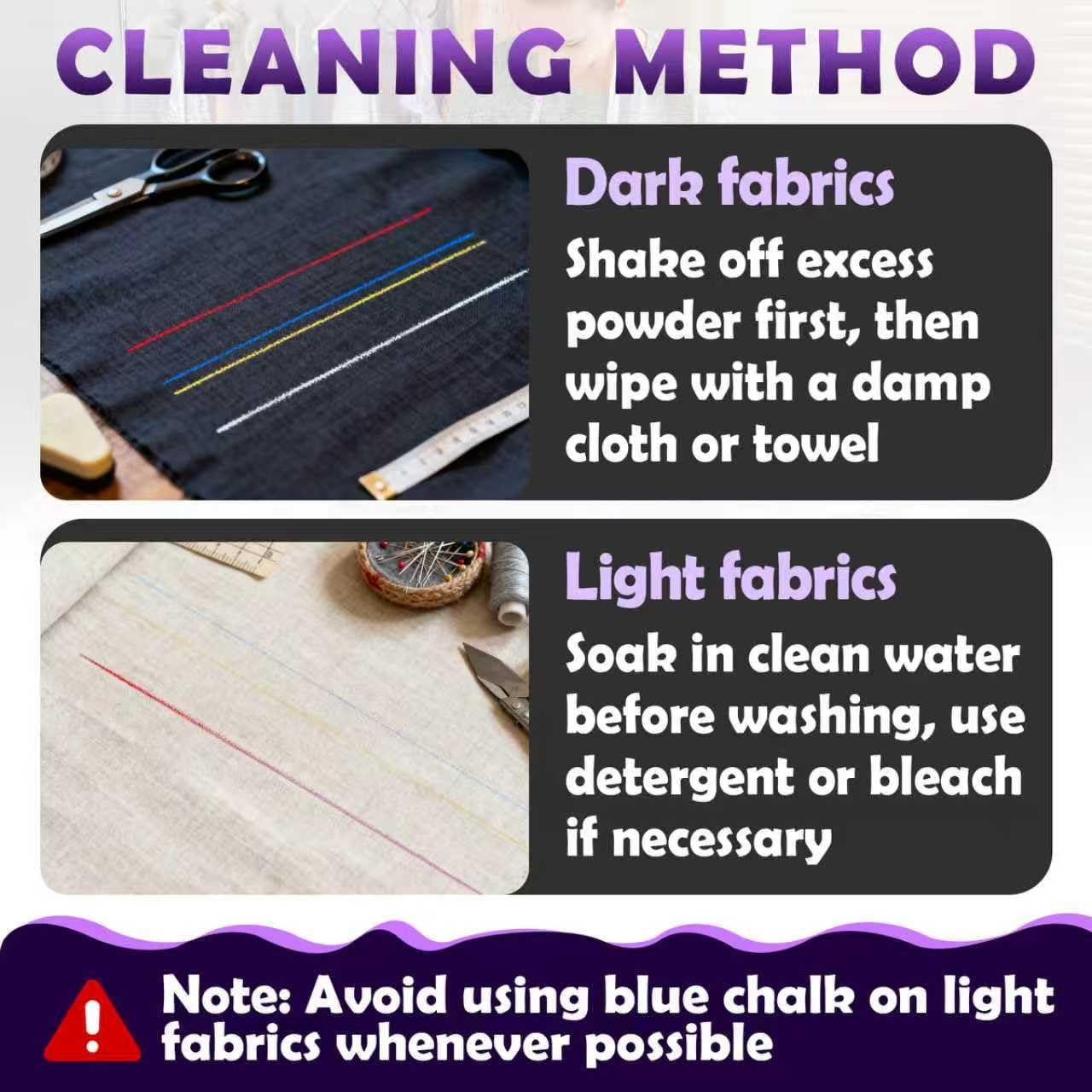 2PCS Sewing Chalk Refill - Blue