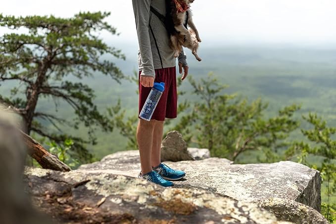 COOL GEAR Essence Chugger Water Bottle with Wide Mouth & Flip Up Design | Double-Wall Insulation and Carry Loop For Easy On-The-Go Use (2-Pack, 20 oz, Unicorn/Leaves)
