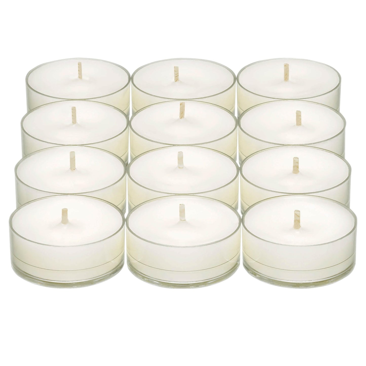 Partylite Tea Lights Candles Crisp Linens With Jasmine And Lily Scent Gift Set Of 12 Aromatherapy With Up To 4 To 6 Hours Burn Time Ideal For Home Decor Holiday Gifting & Celebration