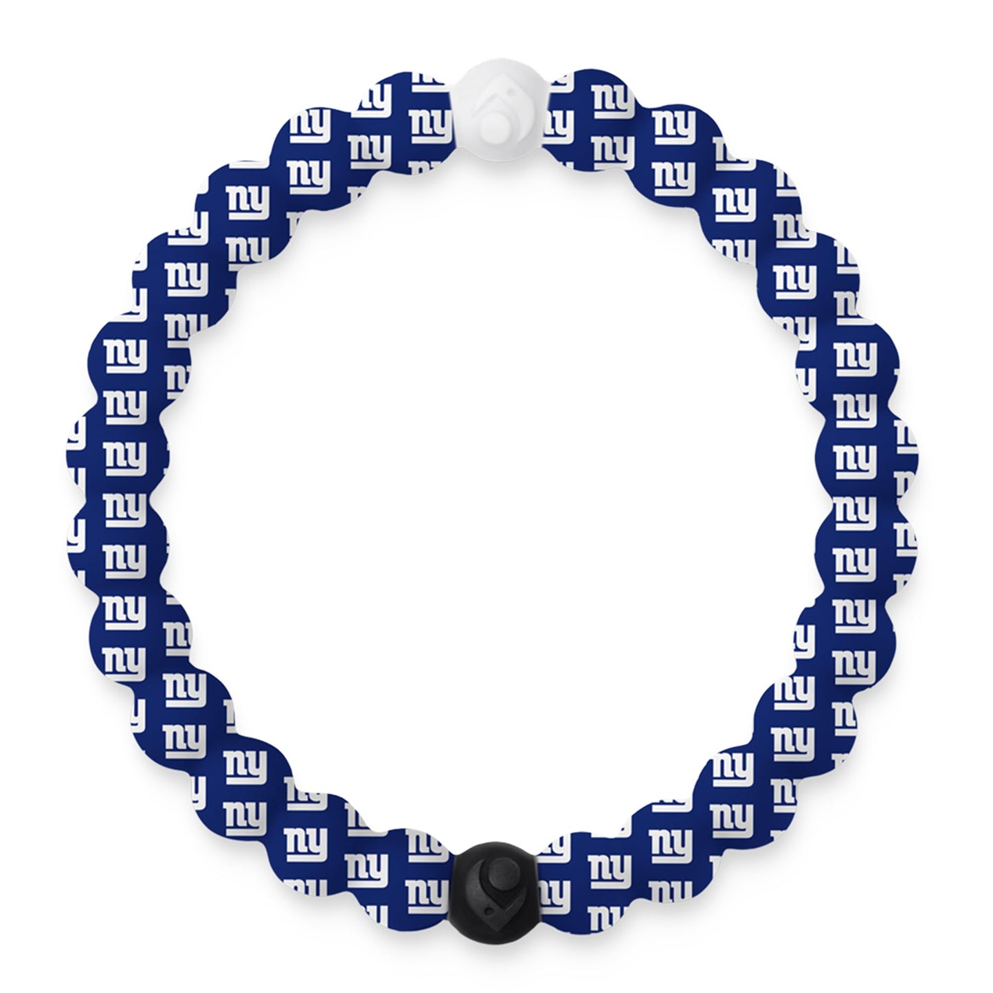 Lokai Silicone Beaded Bracelet for Men & Women, NFL Football Collection - New York Giants, Small - Silicone Jewelry Fashion Brac
