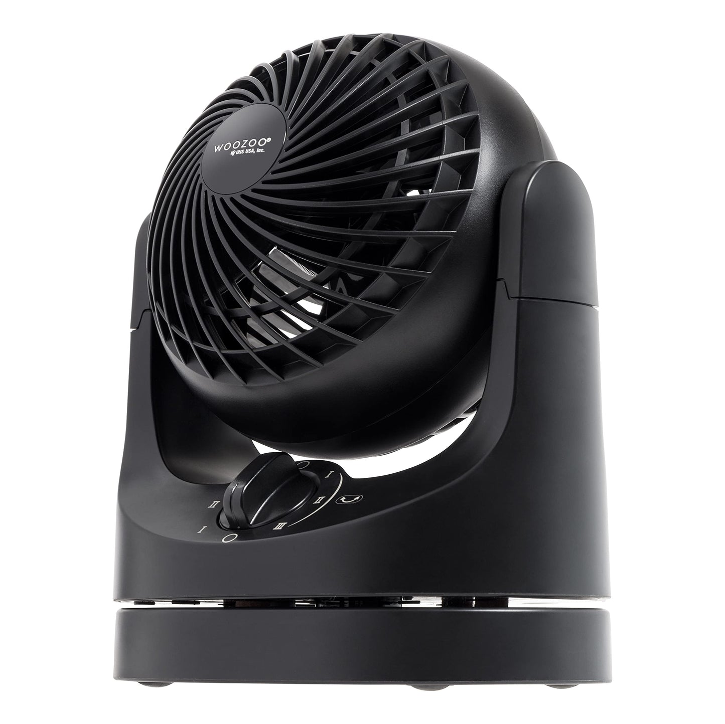 IRIS USA WOOZOO Desk Fan, Oscillating Table Air Circulator, 3 Speeds, 32ft Max Air Distance, 112 Adjustable Tilt, 27.5db Quiet M