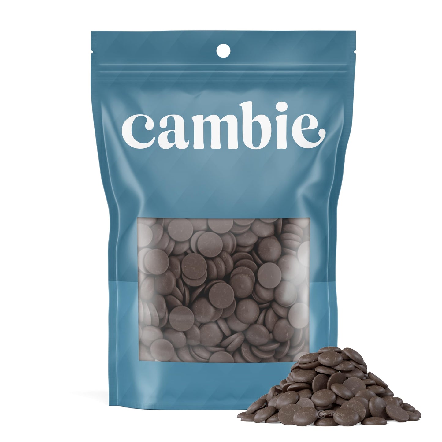 Cambie Dark Chocolate Wafers Melting Chocolate Candy Melts - 2 Pounds Baking Dark Chocolate For Dipping Chocolate Melts Enrobing & Molding