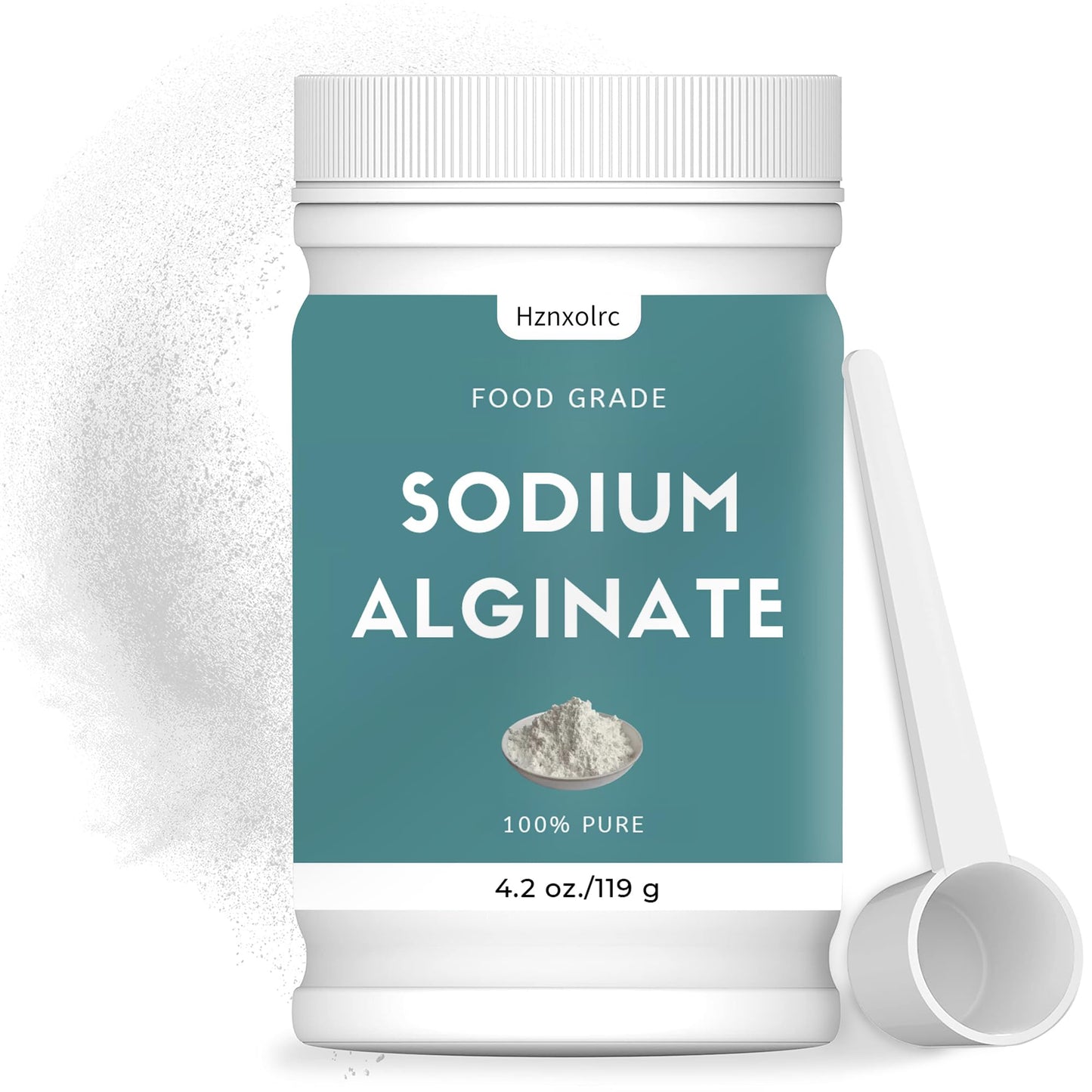 4.2 oz Sodium Alginate Powder Food Grade Pure Sodium Alginate Powder Perfect for Making elegant Caviar Spheres Desserts Meatloaves