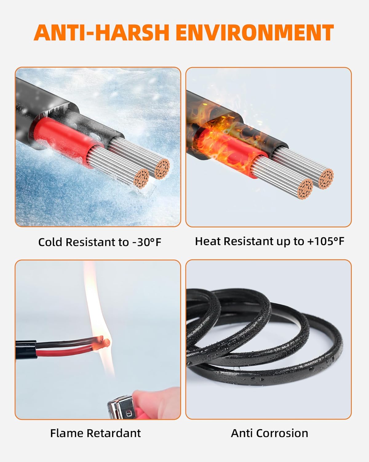 16 Gauge Wire, 16 AWG 2 Conductor Electrical Wire, Flexible/Oxygen-Free Tinned Copper/Stranded PVC 16/2 Cord for Automotive, Marine, LED Strips, Solar, RV, Lighting (100FT)