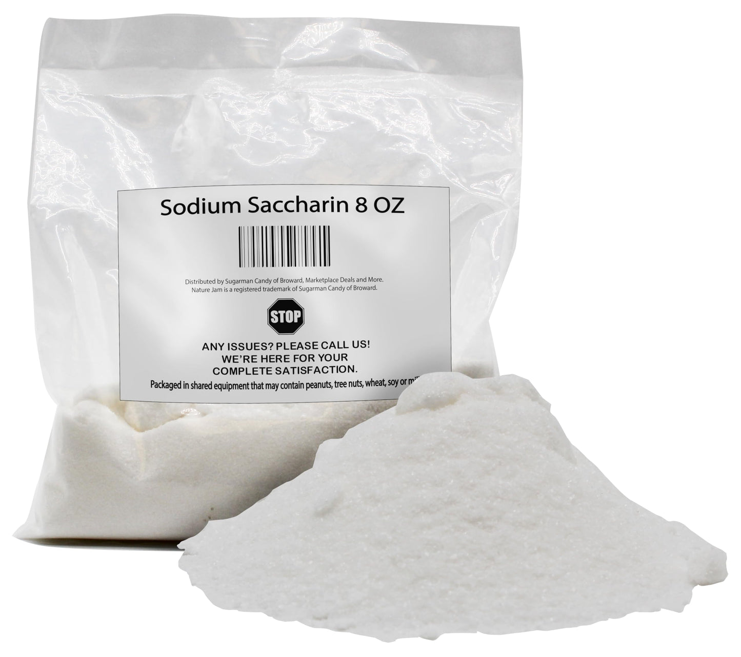 Sodium Saccharin 8 OZ-A Sugar Substitute & Artificial Sweetener-Used as Ingredient in the Food Industry