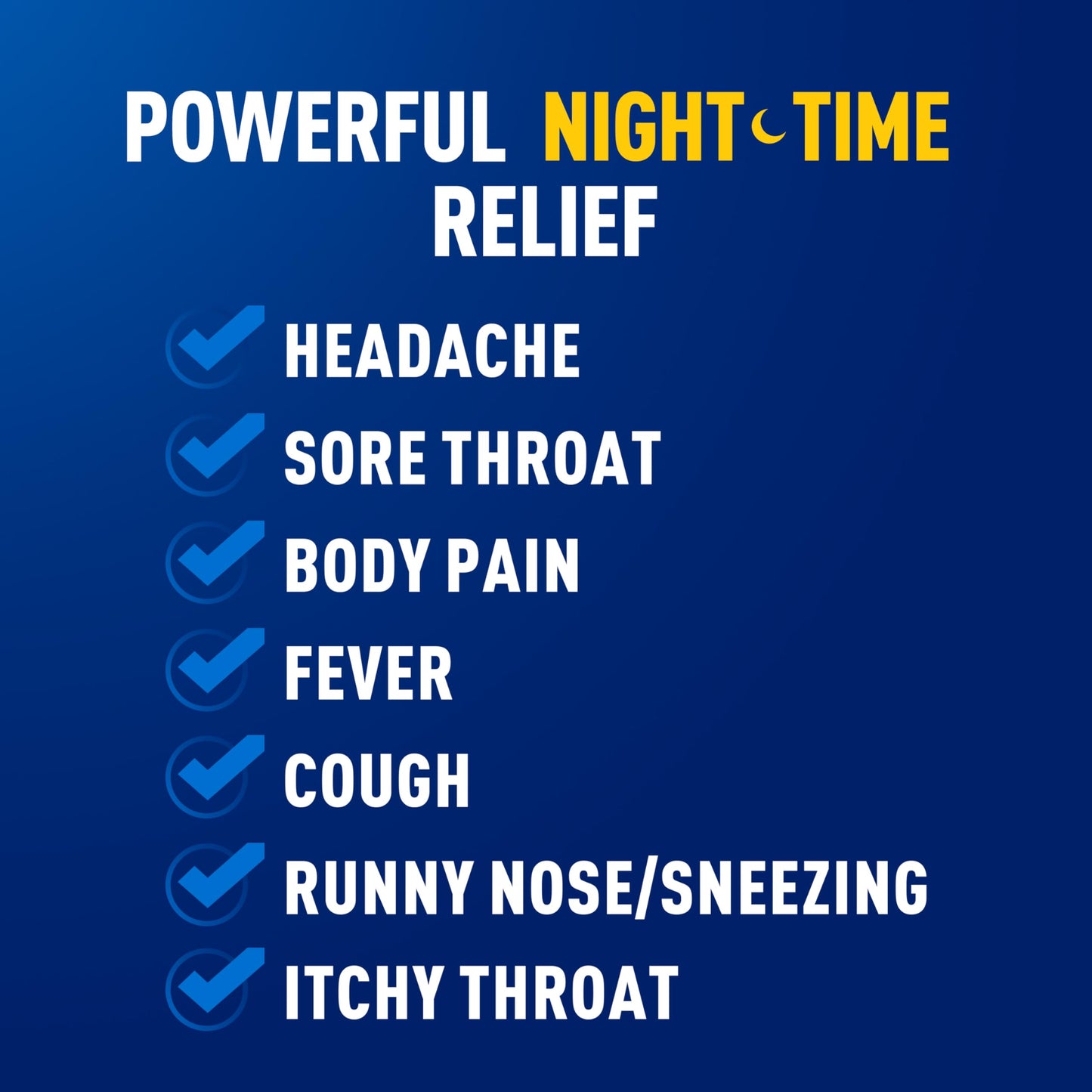 Mucinex Rapid+Clear Nighttime Cold and Flu Medicine for Adults, Maximum Strength Cold Medicine for Cough, Fever, Pain, Headache, & Runny Nose Relief, Rapid Release Caplets for Adults, 20 Count
