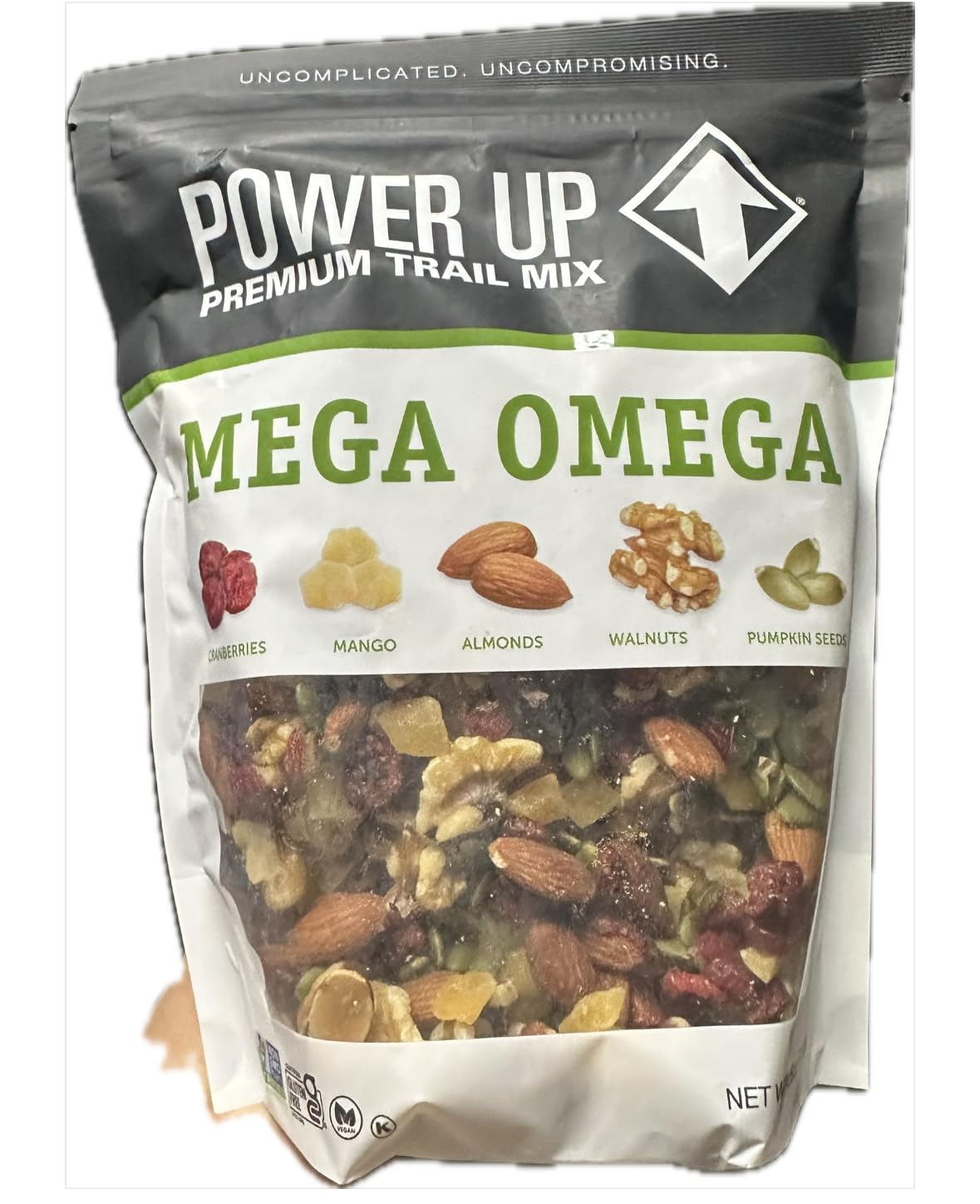 Power-Up Trail Mix Mega Omega - Kosher (1 Pack of 26 oz)